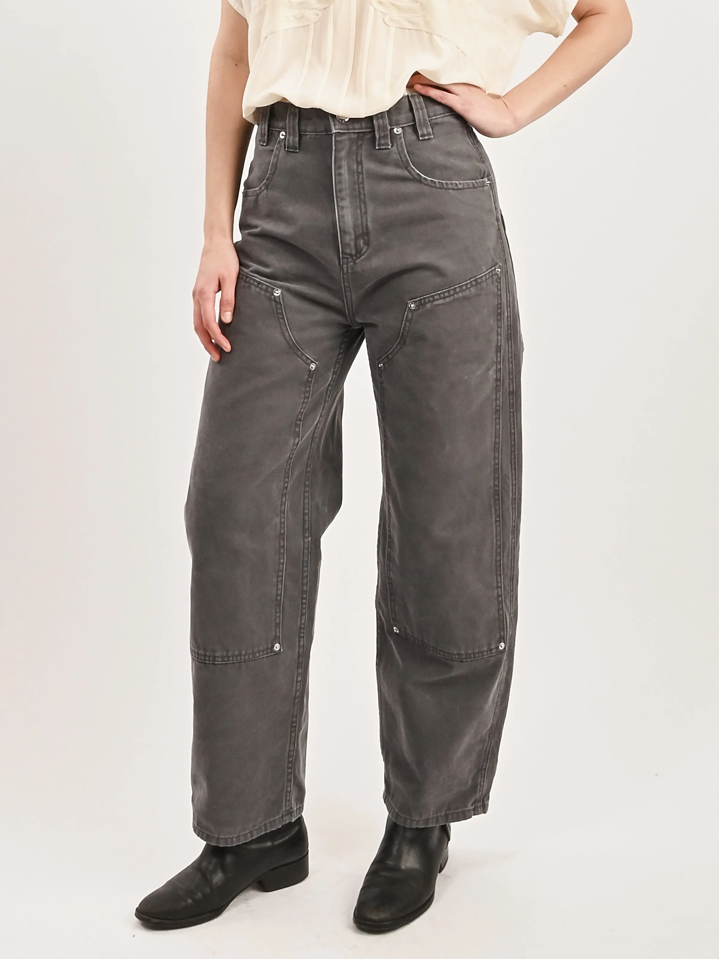 Slate Double Knee Baggy Jean sold by Frances May Houseline product image thumbnail 2