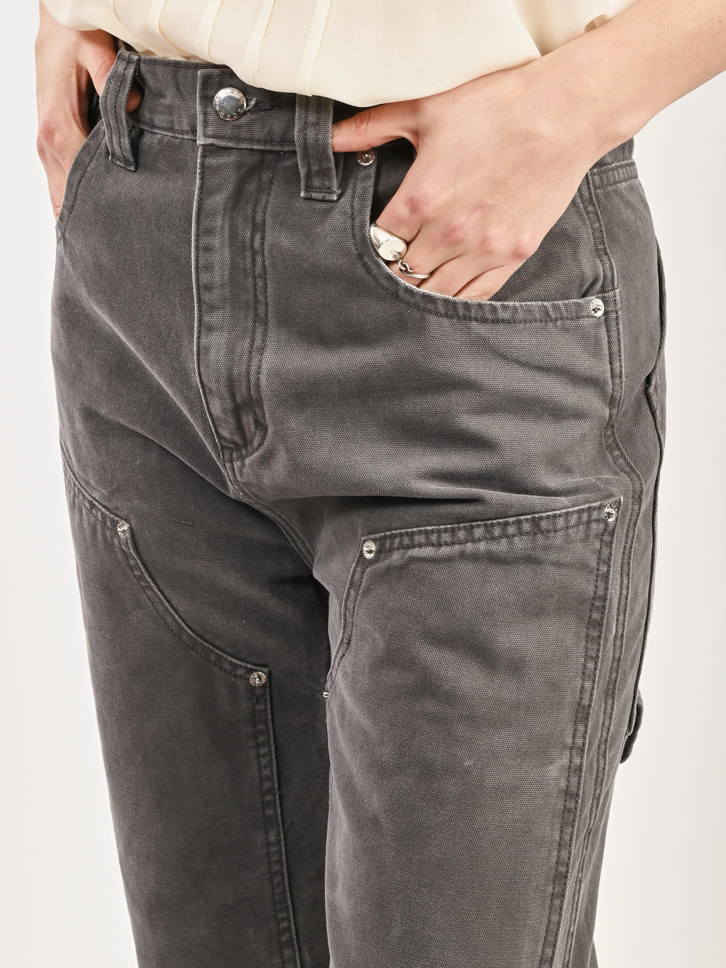 Slate Double Knee Baggy Jean sold by Frances May Houseline product image thumbnail 3