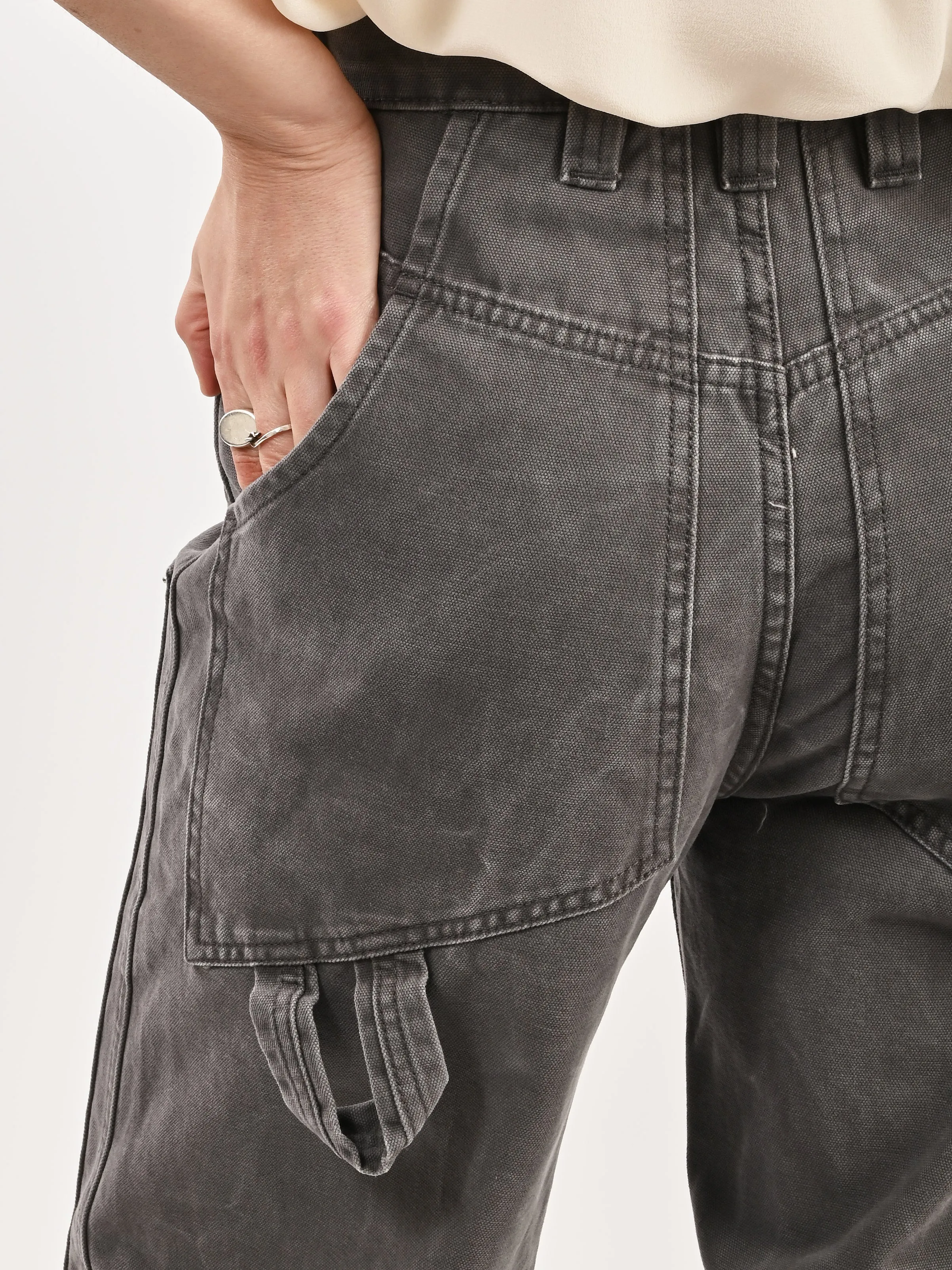 Slate Double Knee Baggy Jean sold by Frances May Houseline product image thumbnail 5