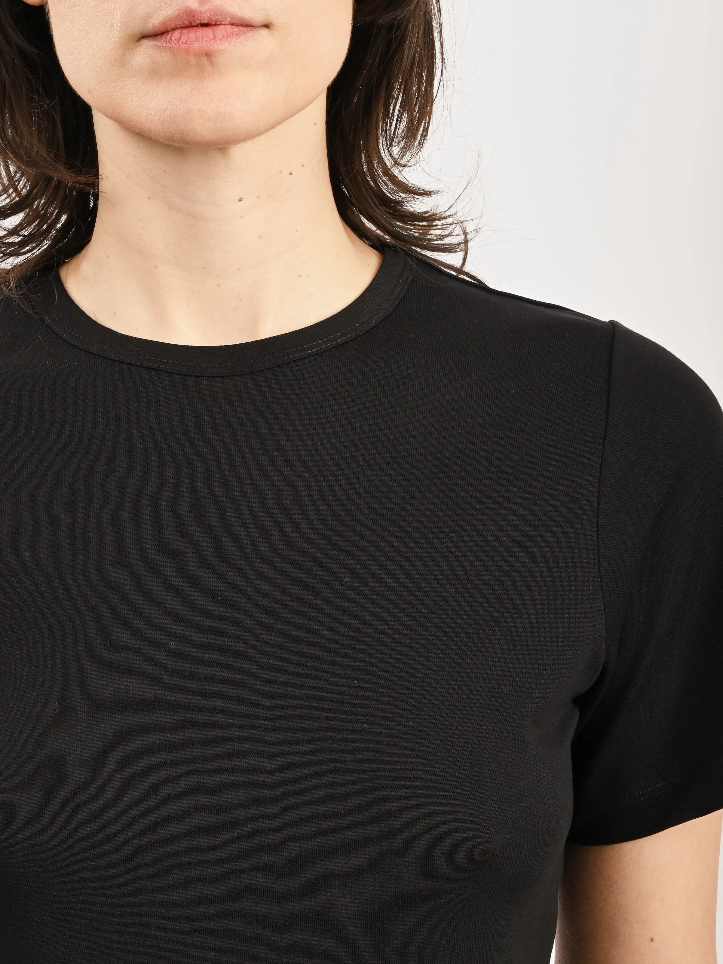 Black Easy S/S T-Shirt W/Bow Tails sold by Frances May Houseline product image thumbnail 3