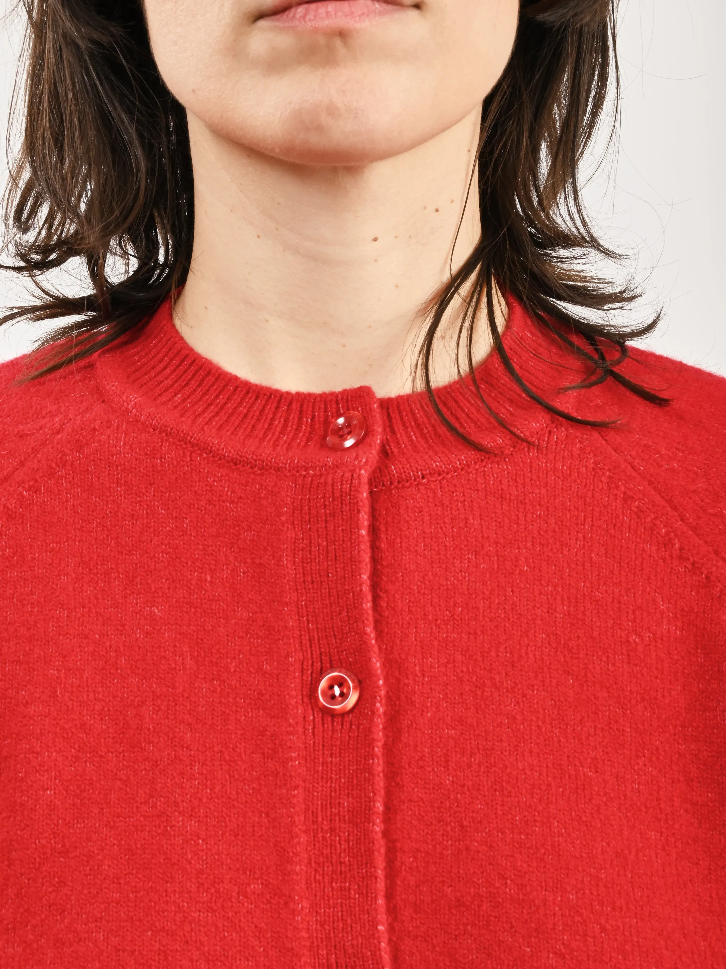 Red Open Back L/S Cardigan W/Tie Tail sold by Frances May Houseline product image thumbnail 5