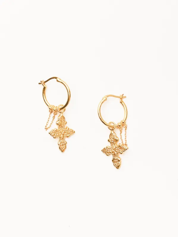 Trefoil Earrings sold by Frances May Houseline
