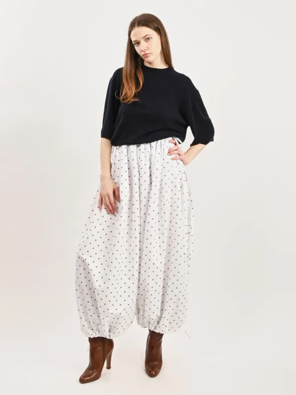 White Harem Pants made by Frances May Houseline