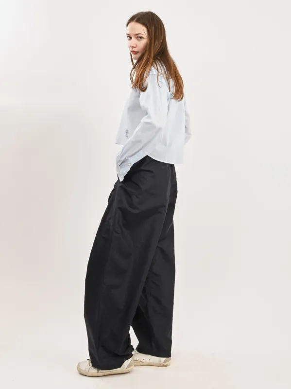 Navy Crispy Nylon Winslow Pant sold by Frances May Houseline