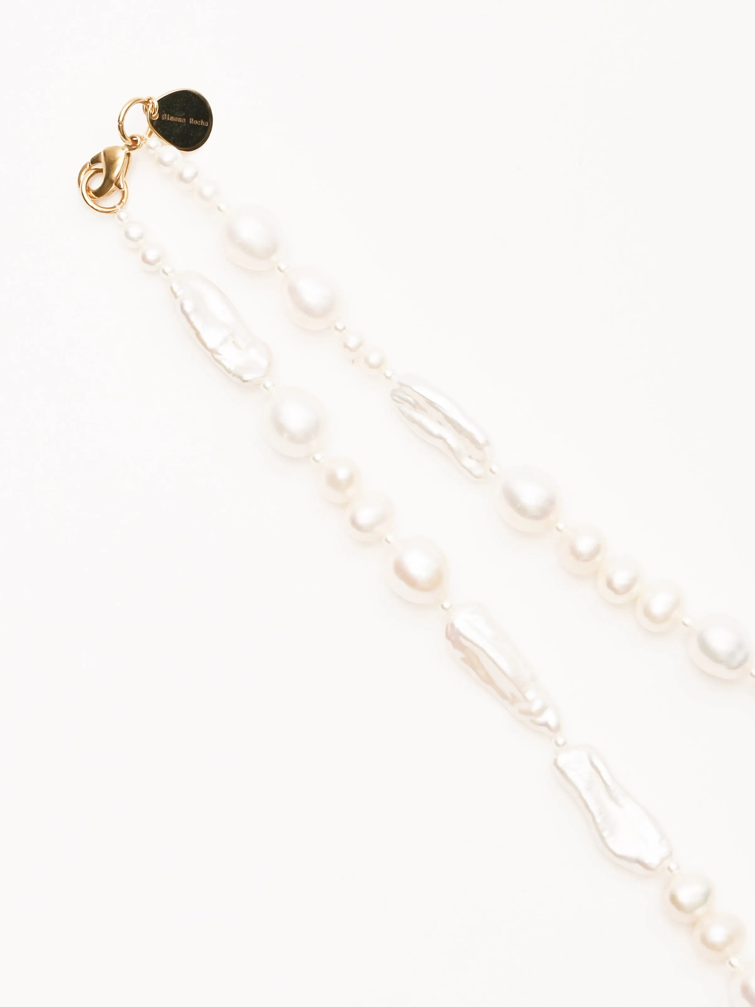 Baroque Pearl Legato Pattern Necklace sold by Frances May Houseline product image thumbnail 3