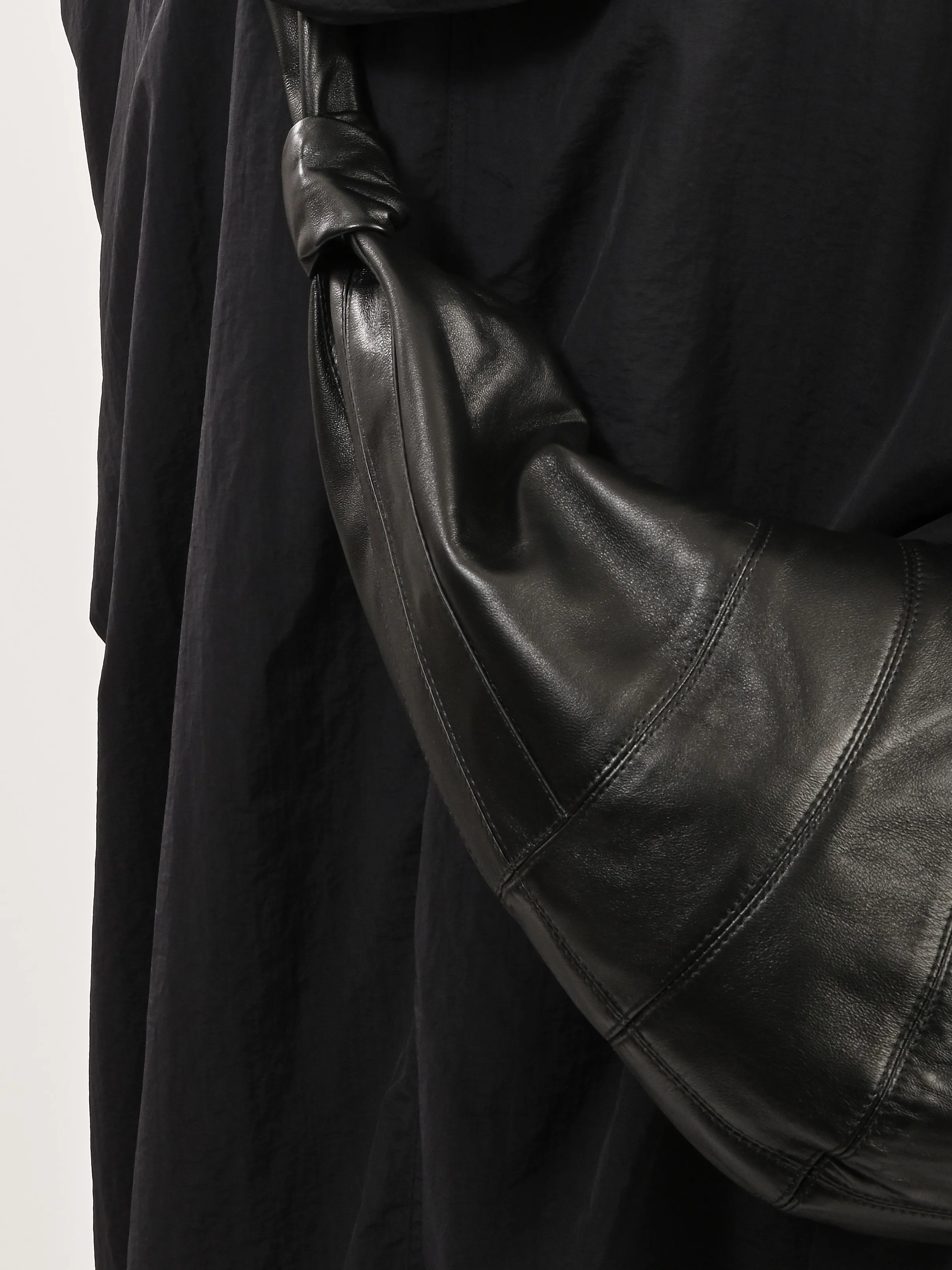 Black Large Croissant Bag sold by Frances May Houseline product image thumbnail 3