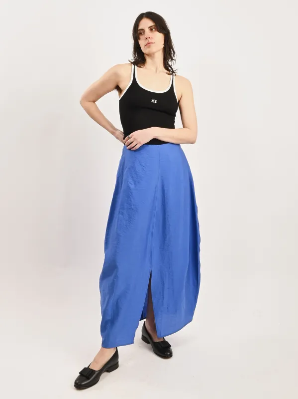 Cobalt Parachute Skirt made by Toteme
