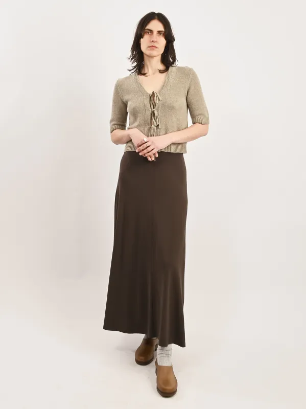 Pepper Fluid Jersey Skirt sold by Frances May Houseline