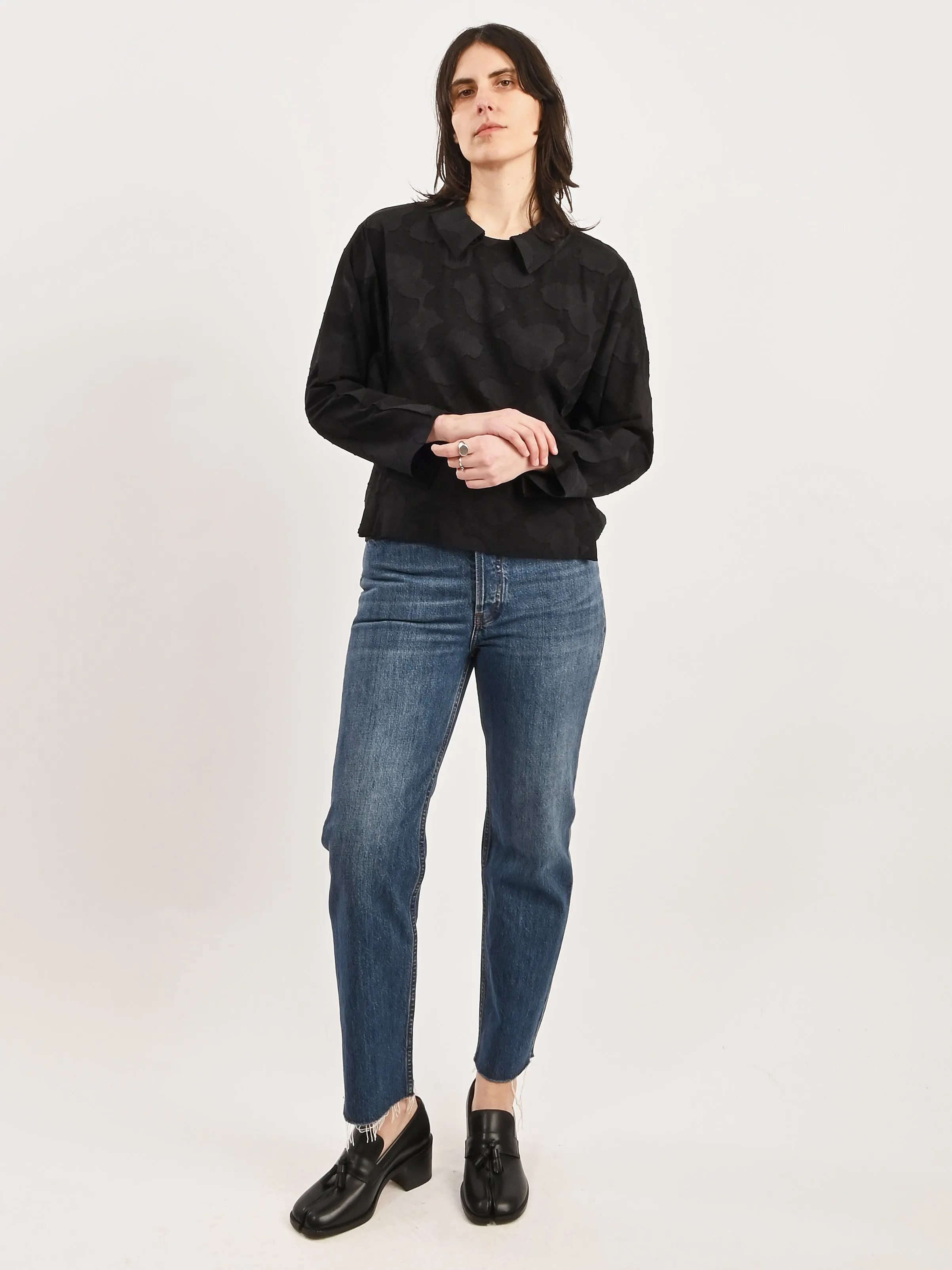 Mid Blue Classic Cut Denim sold by Frances May Houseline