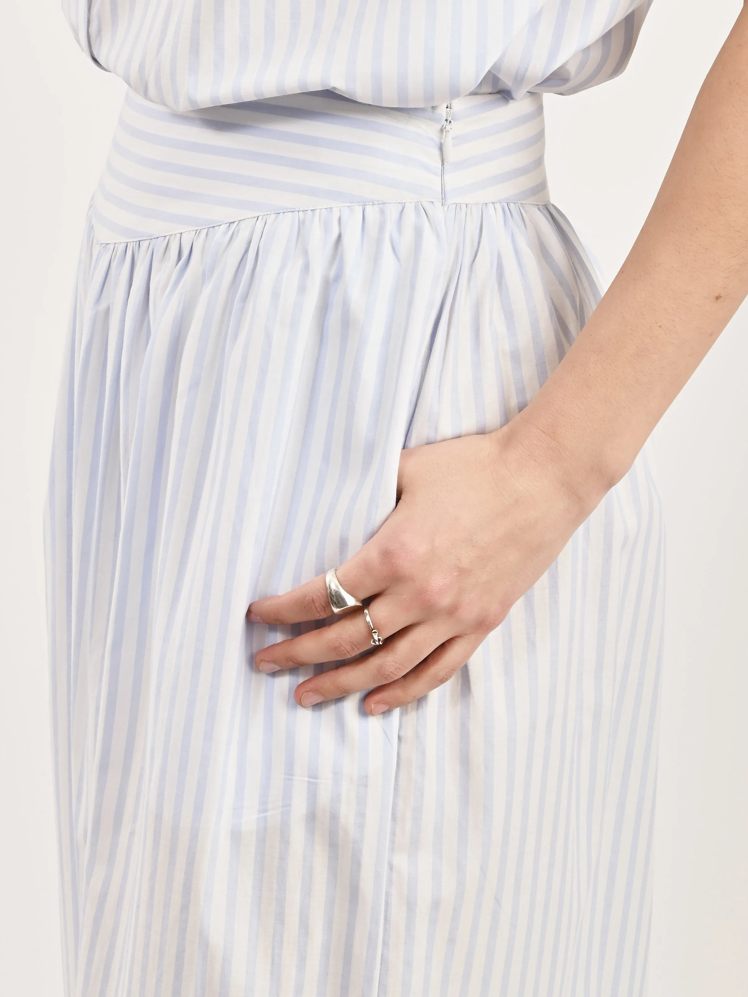 Blue Stripe Kafka Pants sold by Frances May Houseline product image thumbnail 3