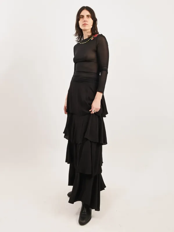 Black Bell Skirt made by Batsheva