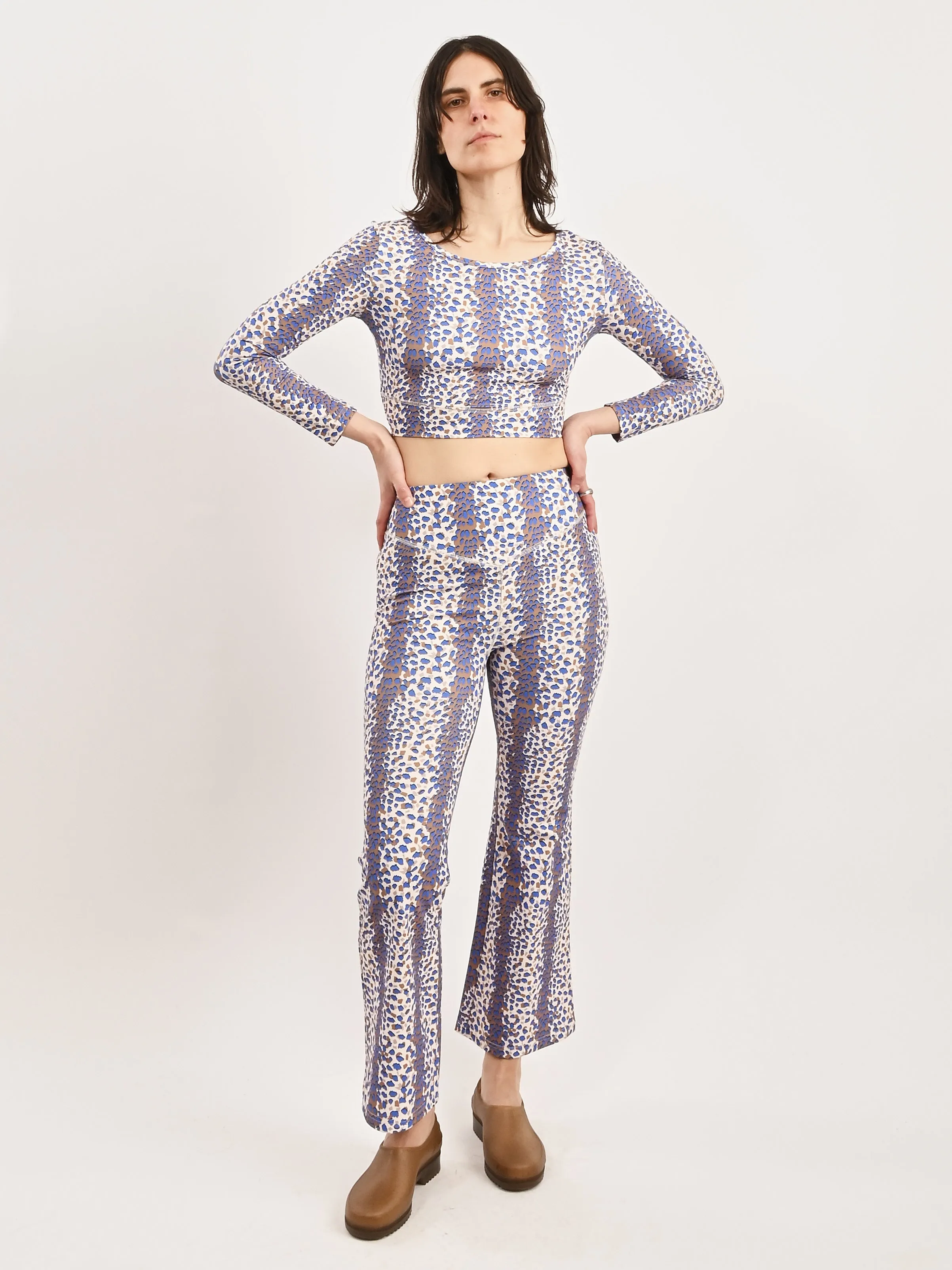 Leopard Workout Top sold by Frances May Houseline