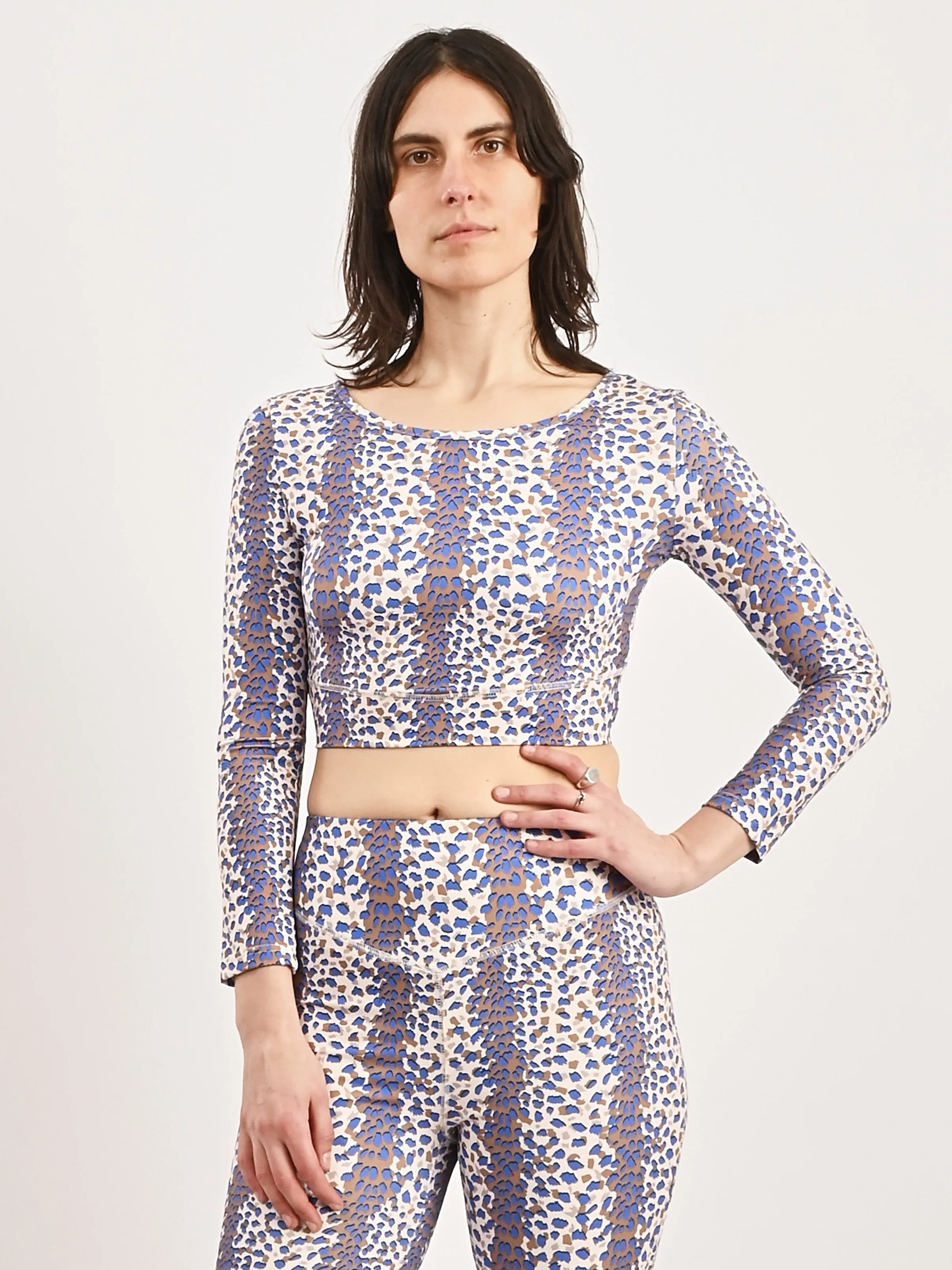 Leopard Workout Top sold by Frances May Houseline product image thumbnail 2