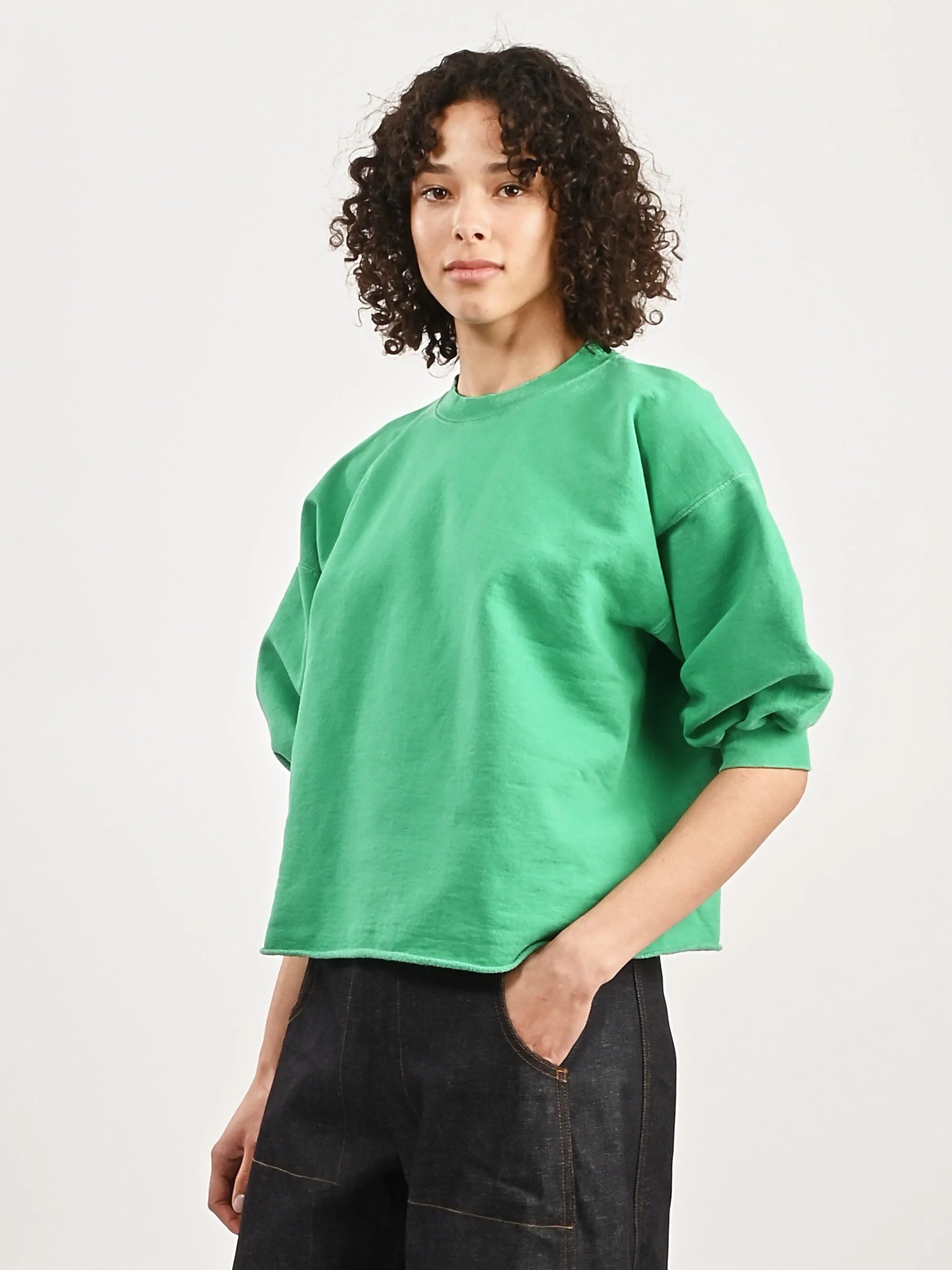 Green Apple Fond Sweatshirt sold by Frances May Houseline product image thumbnail 2