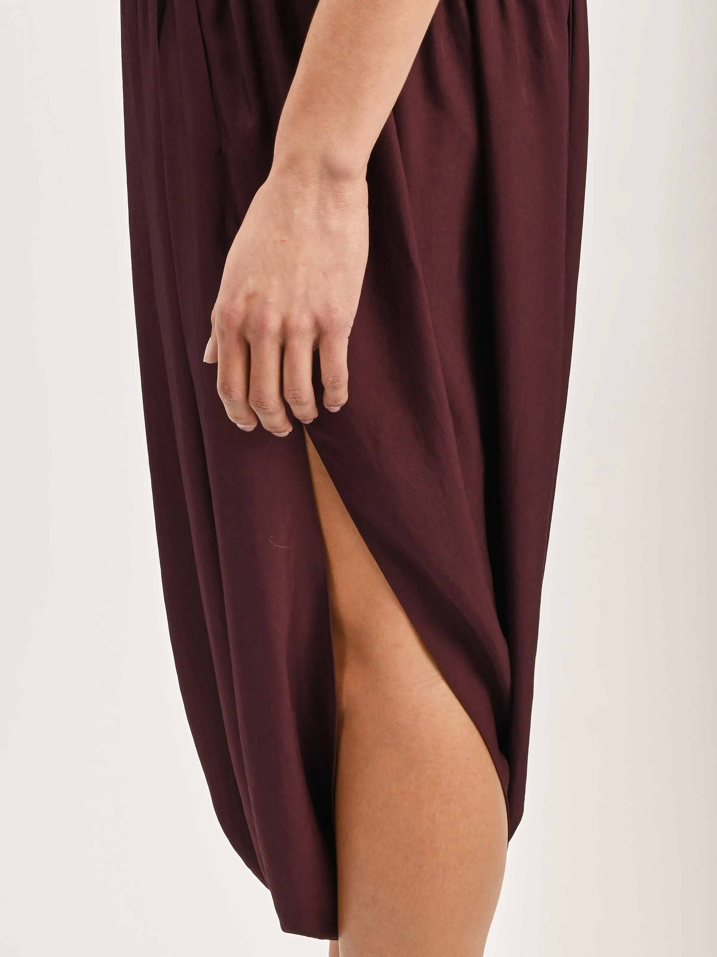 Crimson Spring Acetate Strappy Jalouise Dress sold by Frances May Houseline product image thumbnail 4