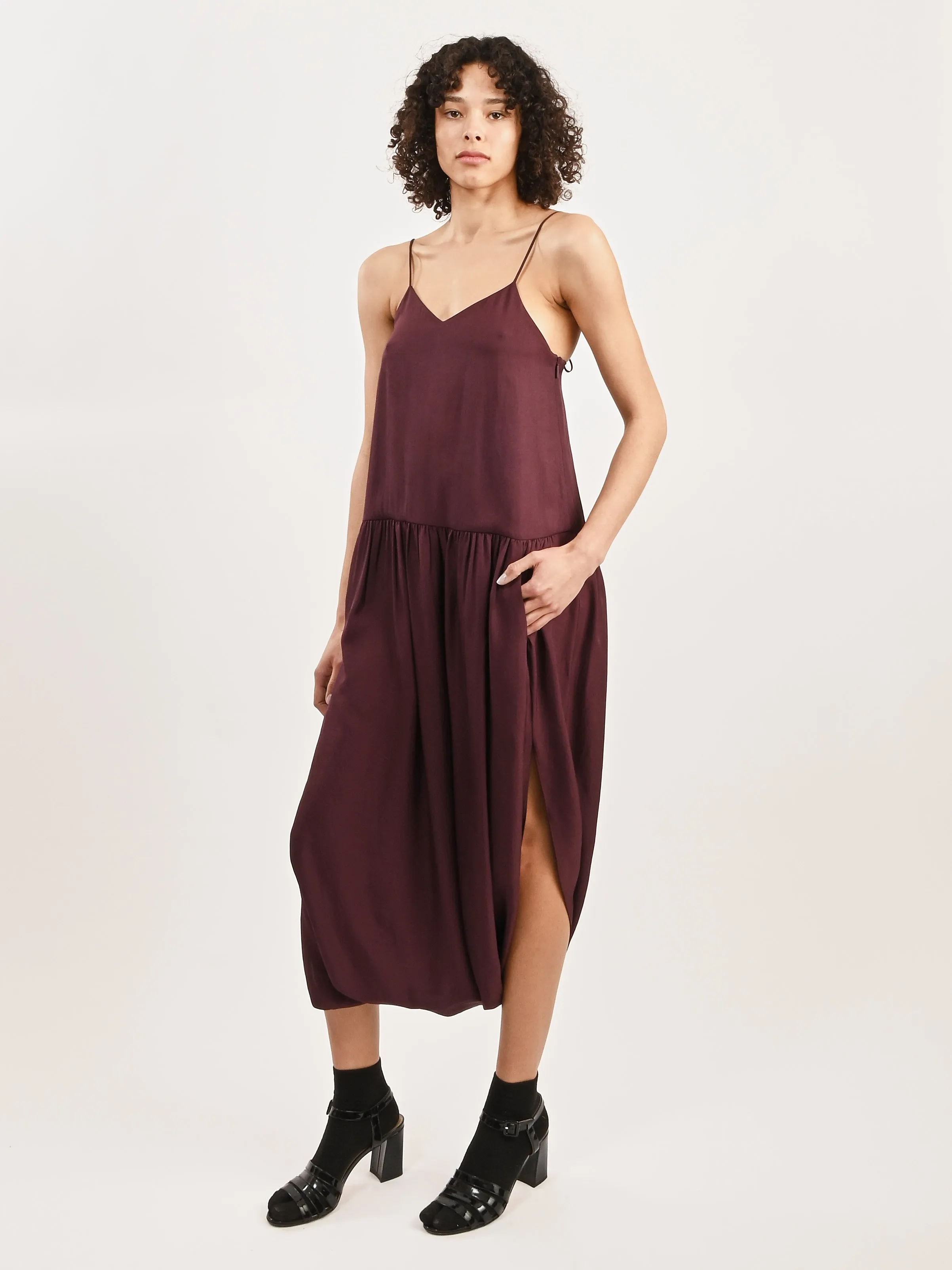 Crimson Spring Acetate Strappy Jalouise Dress sold by Frances May Houseline product image thumbnail 2