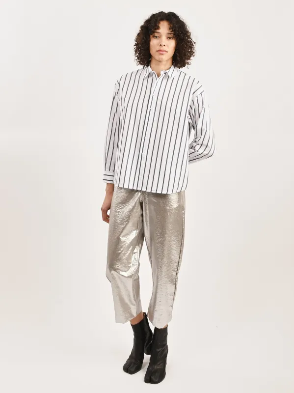 White Camicia Eolia sold by Frances May Houseline