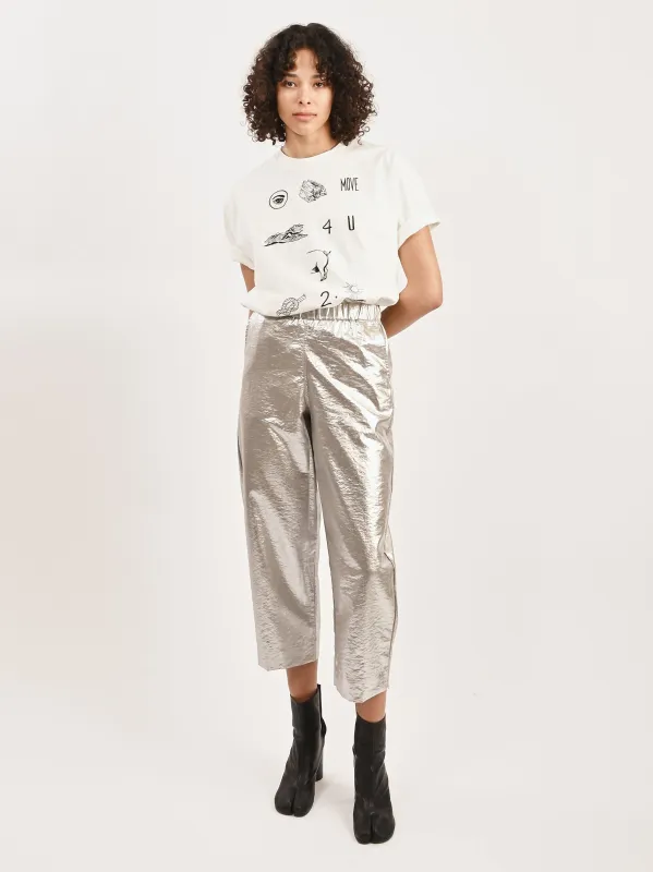 Silver Torme Pant sold by Frances May Houseline