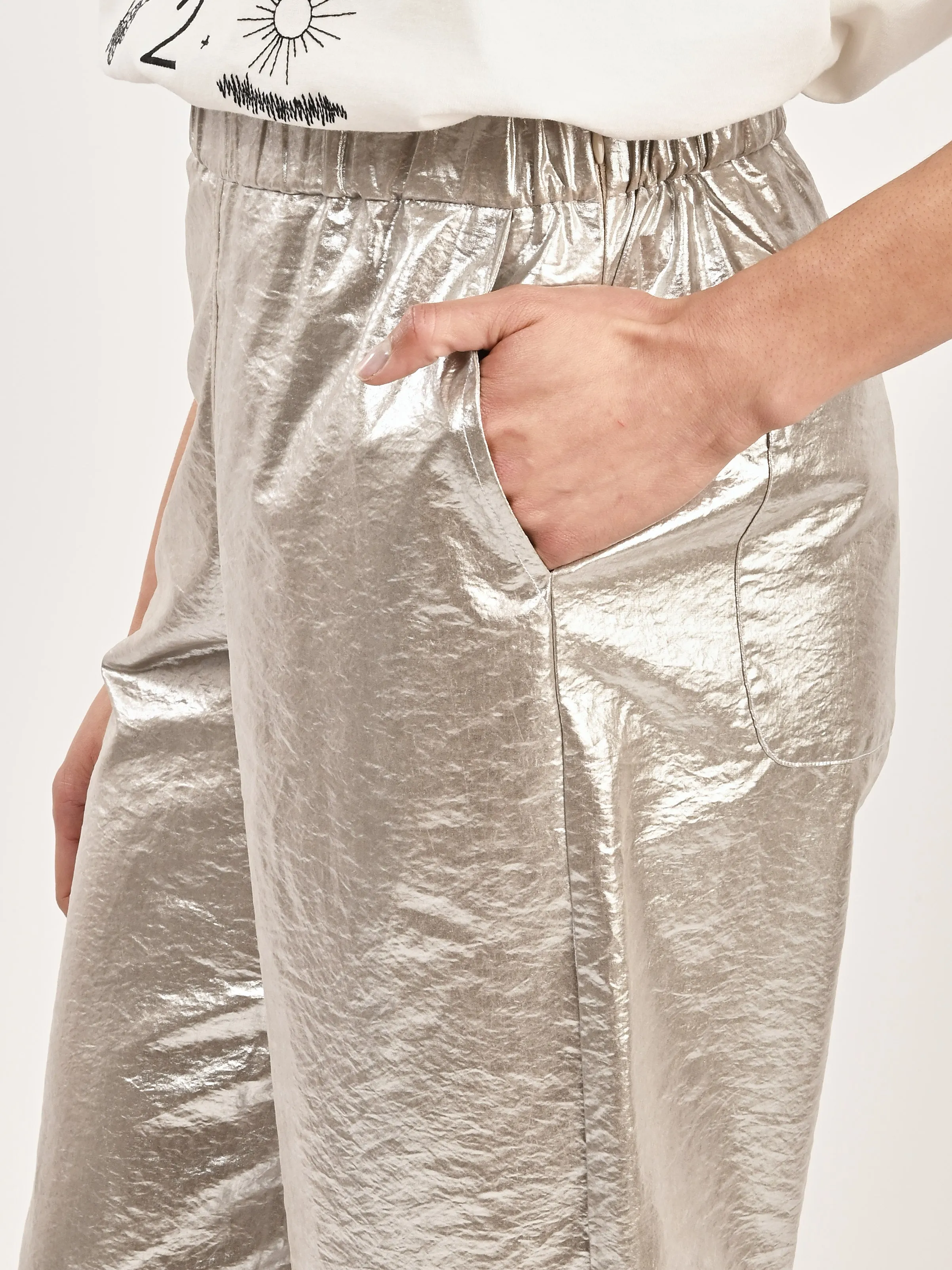 Silver Torme Pant sold by Frances May Houseline product image thumbnail 3