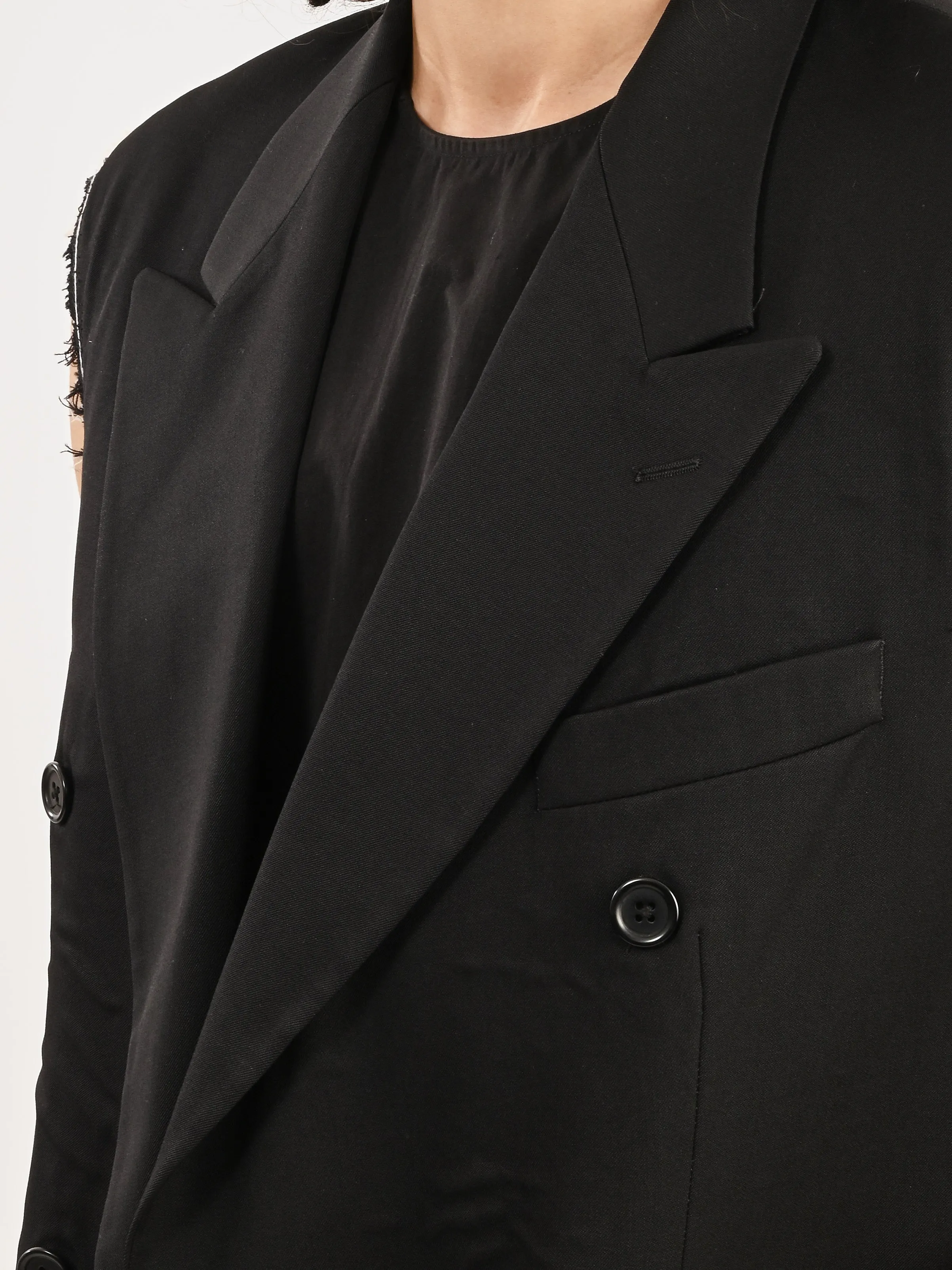 Deconstructed Blazer Vest sold by Frances May Houseline product image thumbnail 4