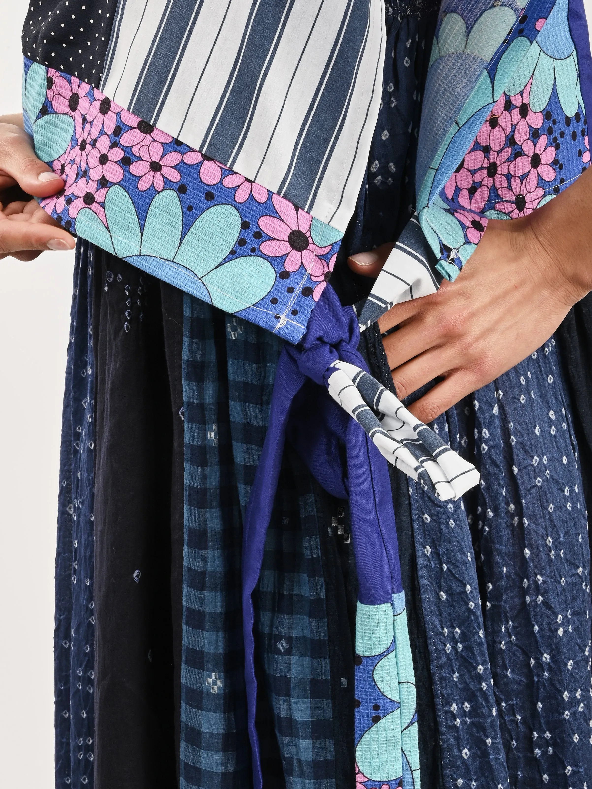 Blue/Floral Patchwork Dickie sold by Frances May Houseline product image thumbnail 4