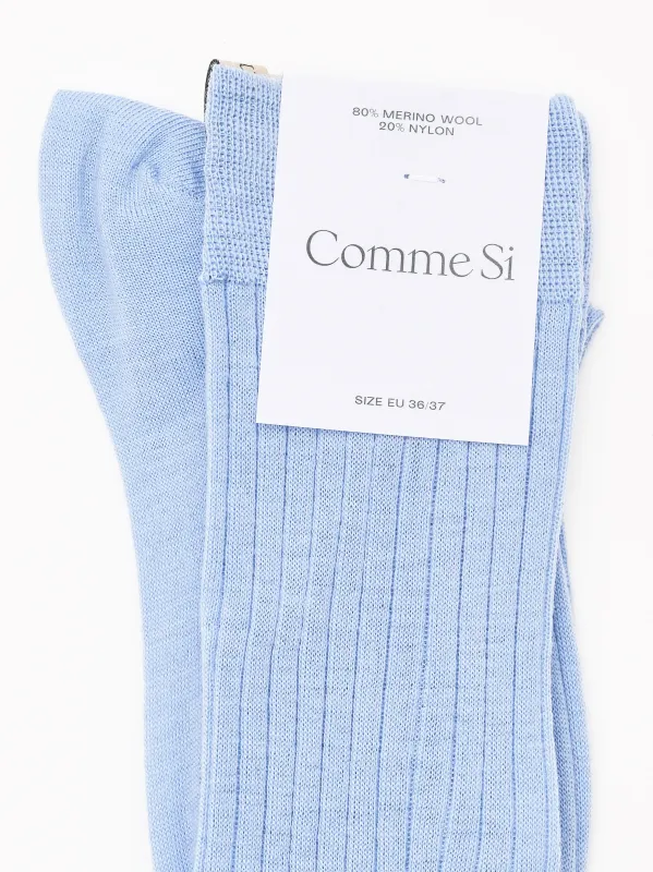 Powder Blue Knee High sold by Frances May Houseline