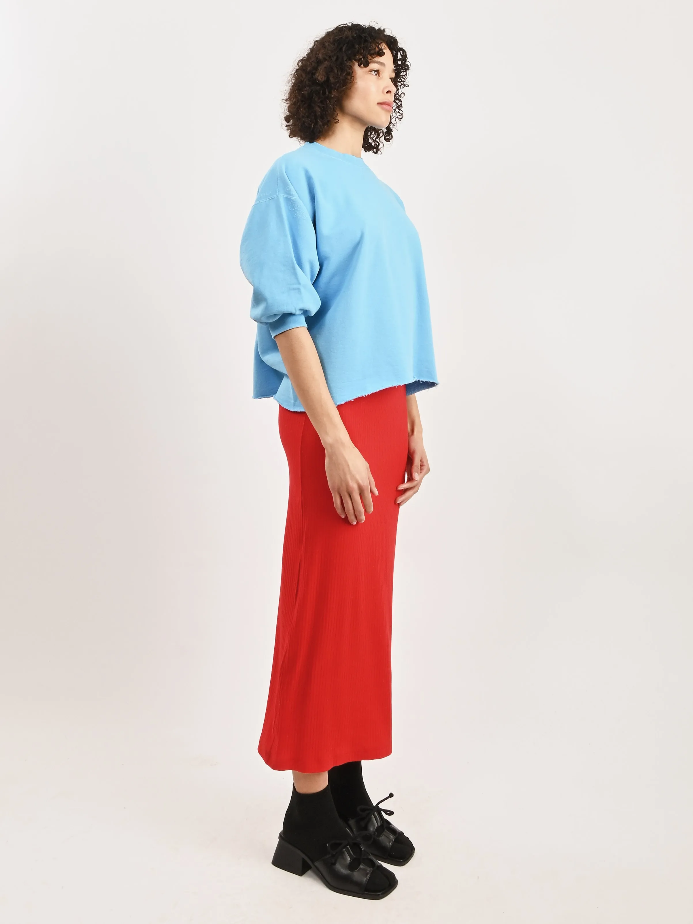 Sky Blue Fond Sweatshirt sold by Frances May Houseline product image thumbnail 5
