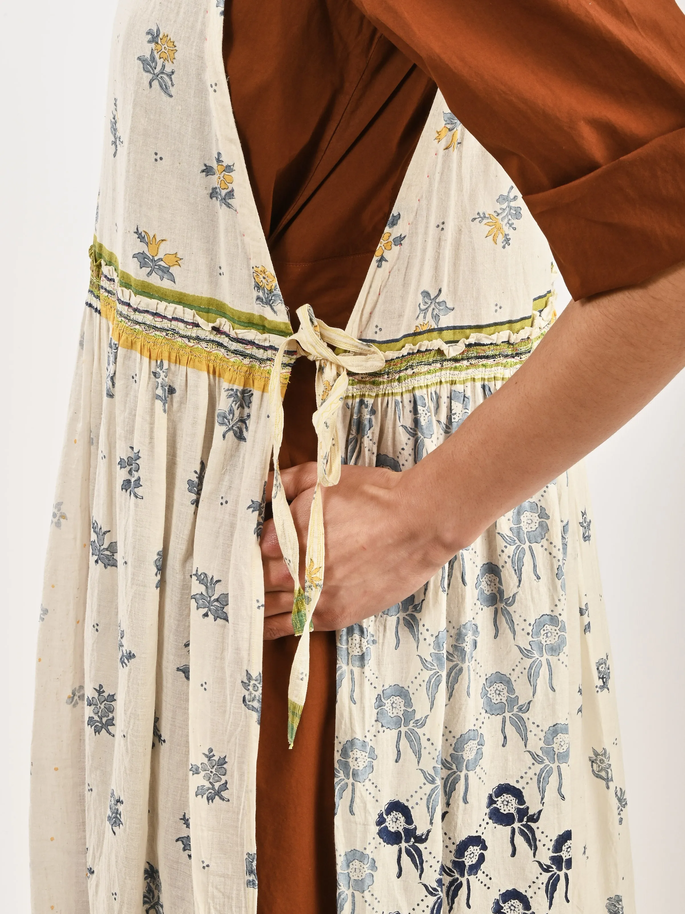 White/Multi Apron Dress sold by Frances May Houseline product image thumbnail 5