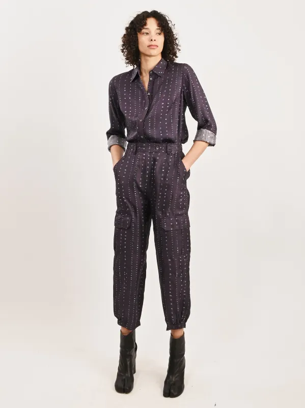 Shibori Indigo Finley Pant sold by Frances May Houseline
