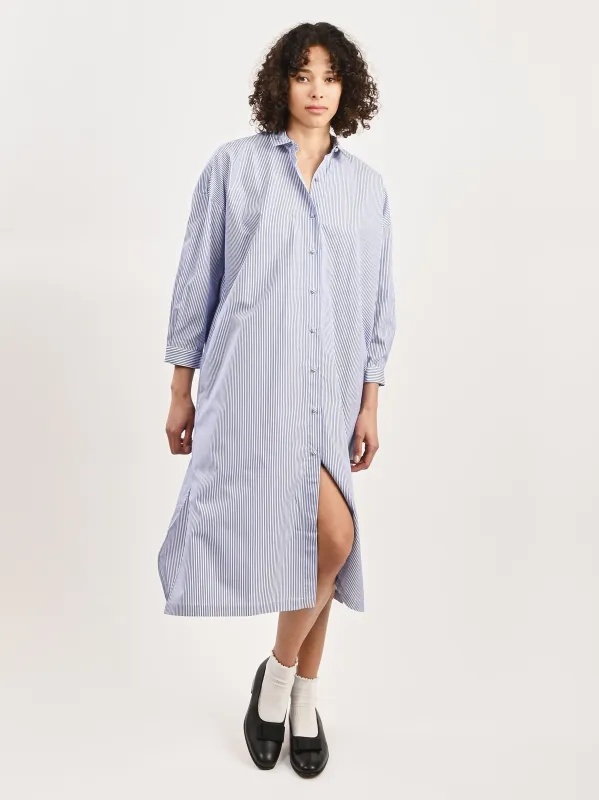 Blue Stripe Tobi Dress sold by Frances May Houseline