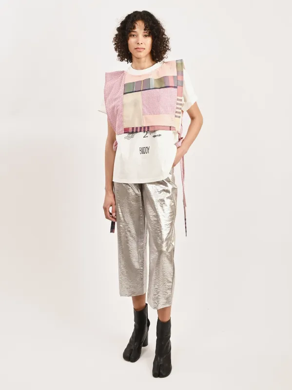 Pink/Gingham Patchwork Dickie sold by Frances May Houseline