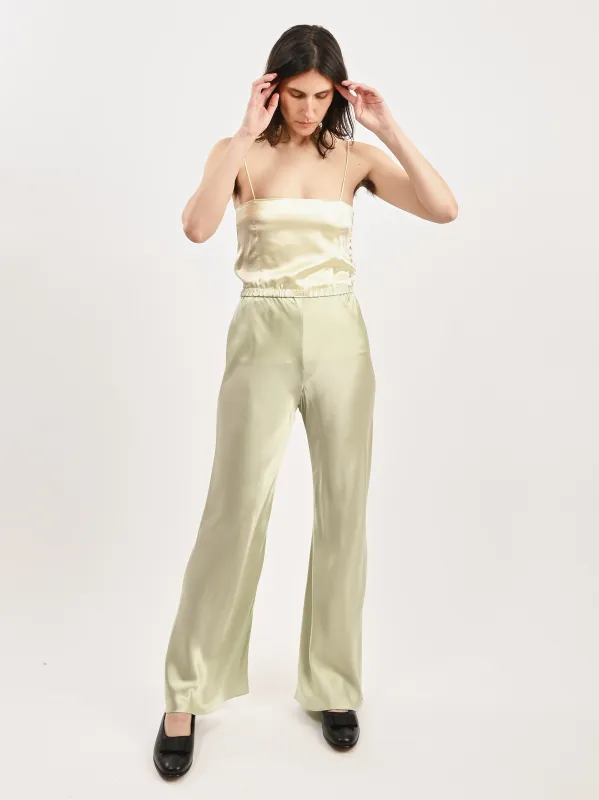 Mint Bias Cut Pant sold by Frances May Houseline