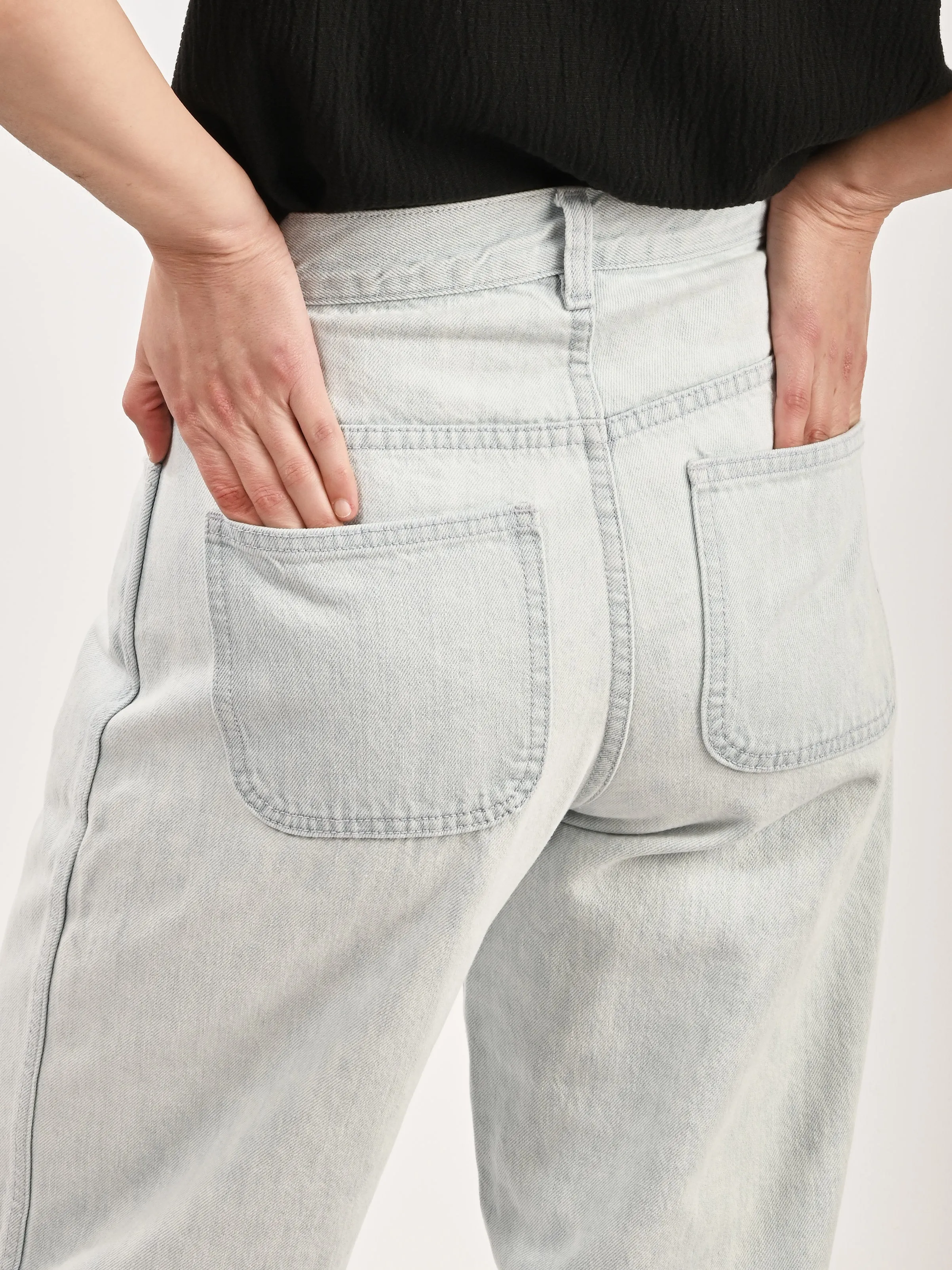 Pale Blue Japanese Denim California Wide sold by Frances May Houseline product image thumbnail 4