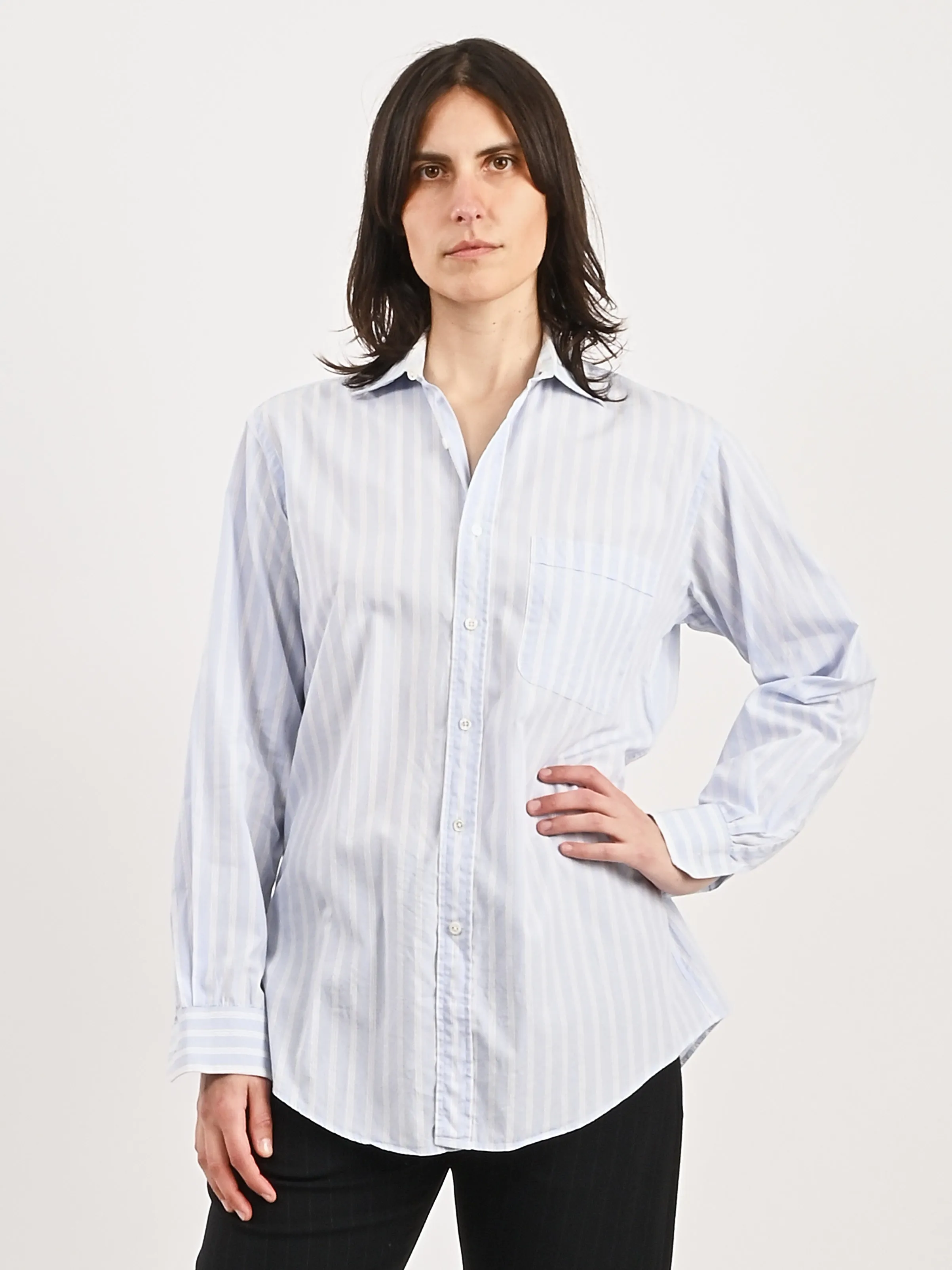 Blue Striped Valentino Shirt sold by Frances May Houseline product image thumbnail 2