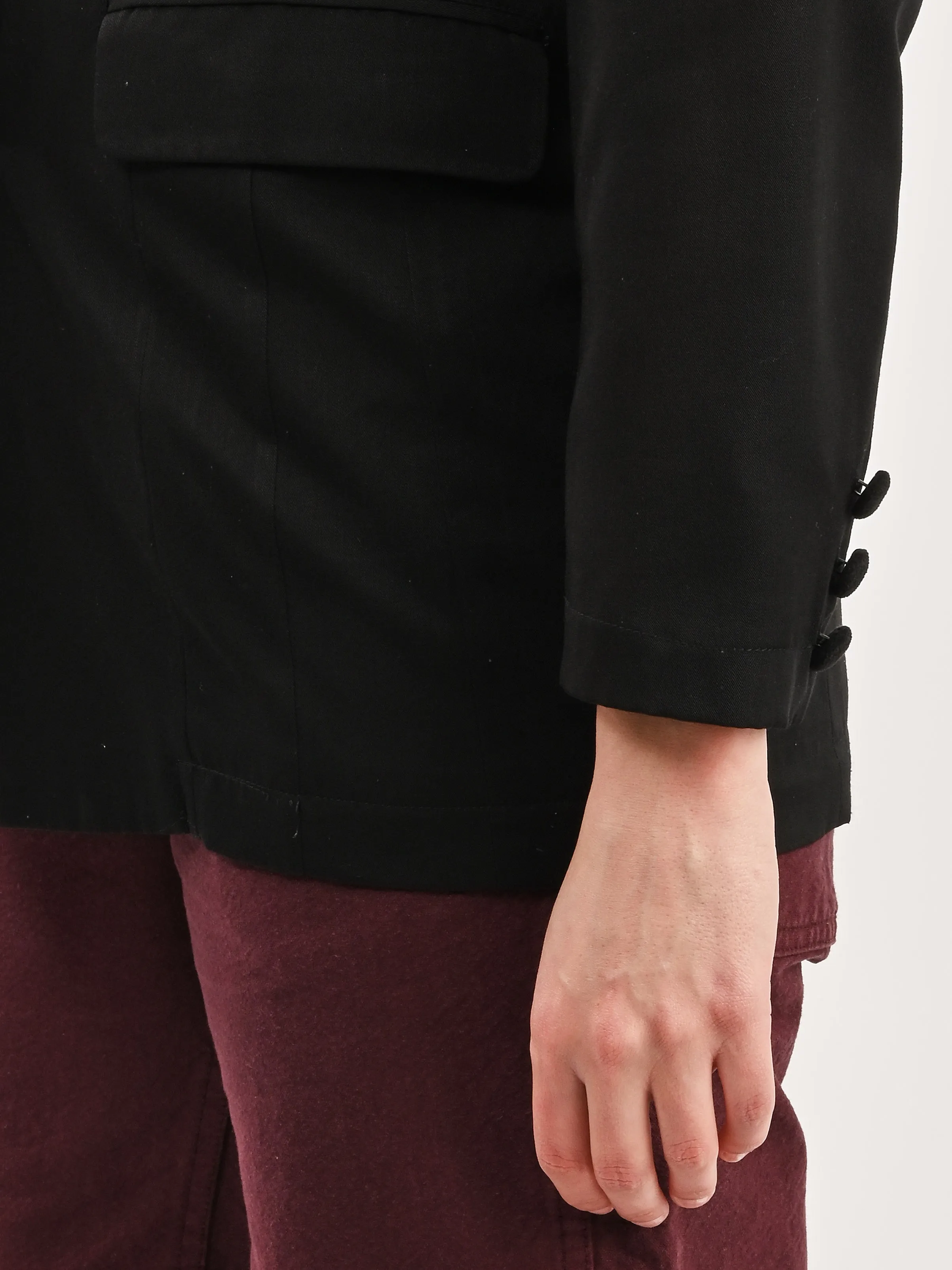 Black Glove Velvet Blazer sold by Frances May Houseline product image thumbnail 5