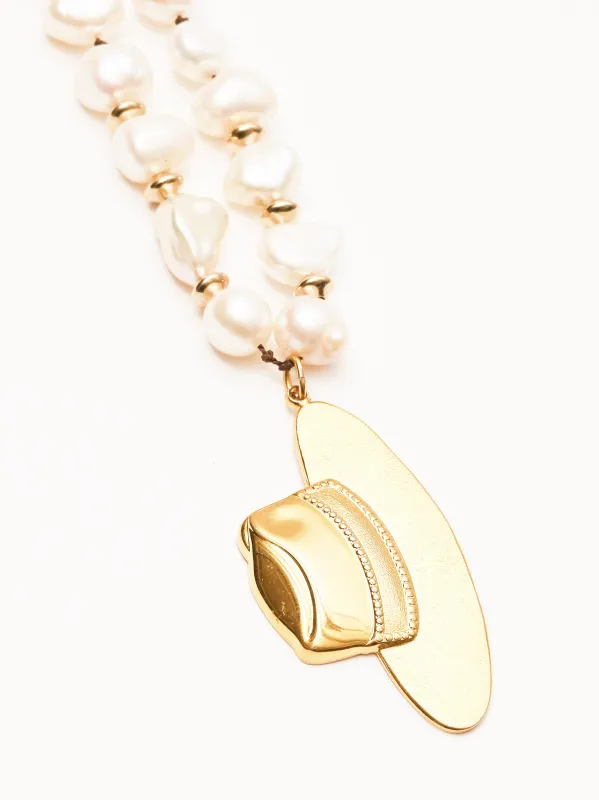 Hey Mr Cowboy Necklace made by Frances May Houseline