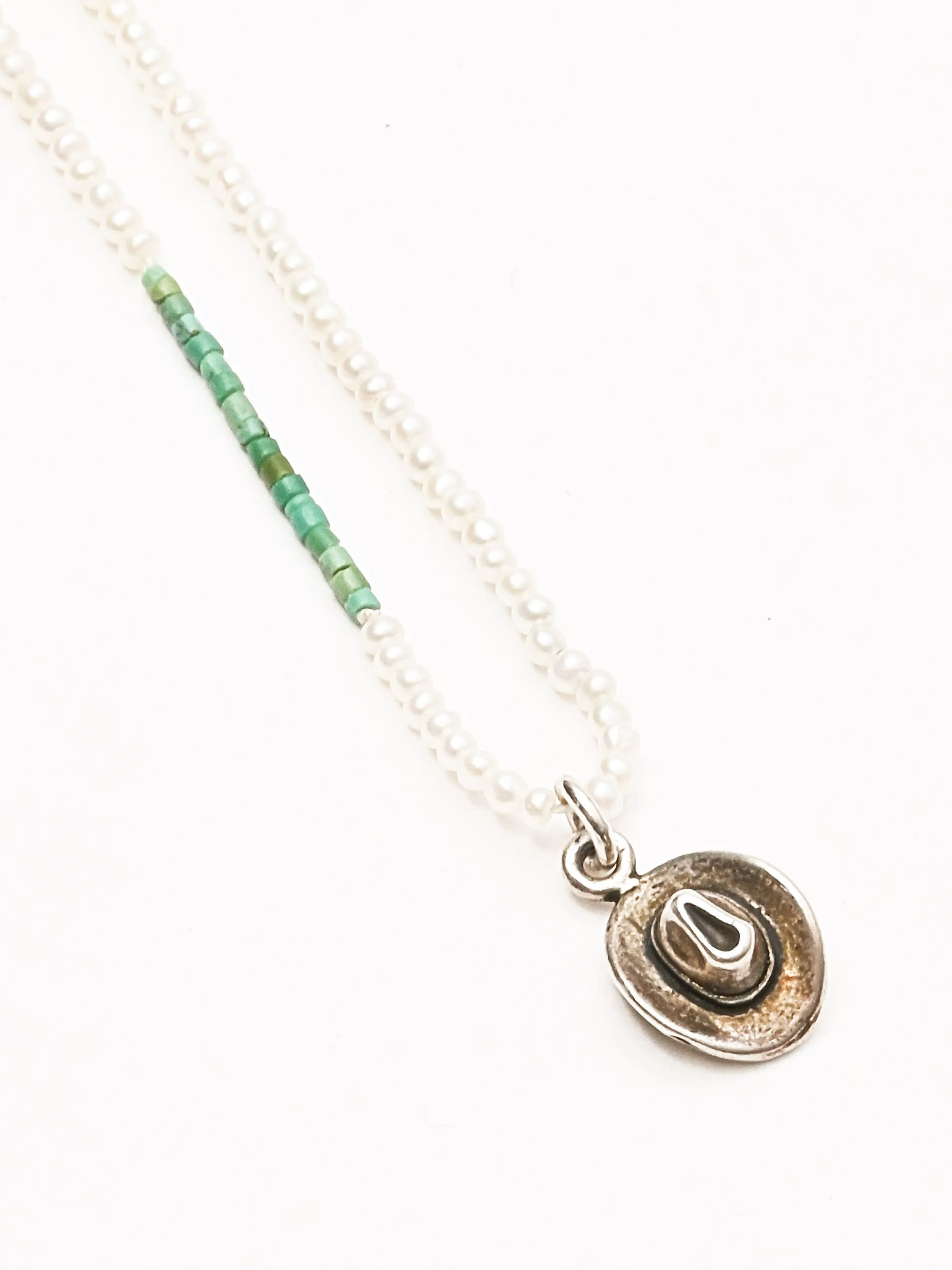 Micro Cowboy Necklace sold by Frances May Houseline