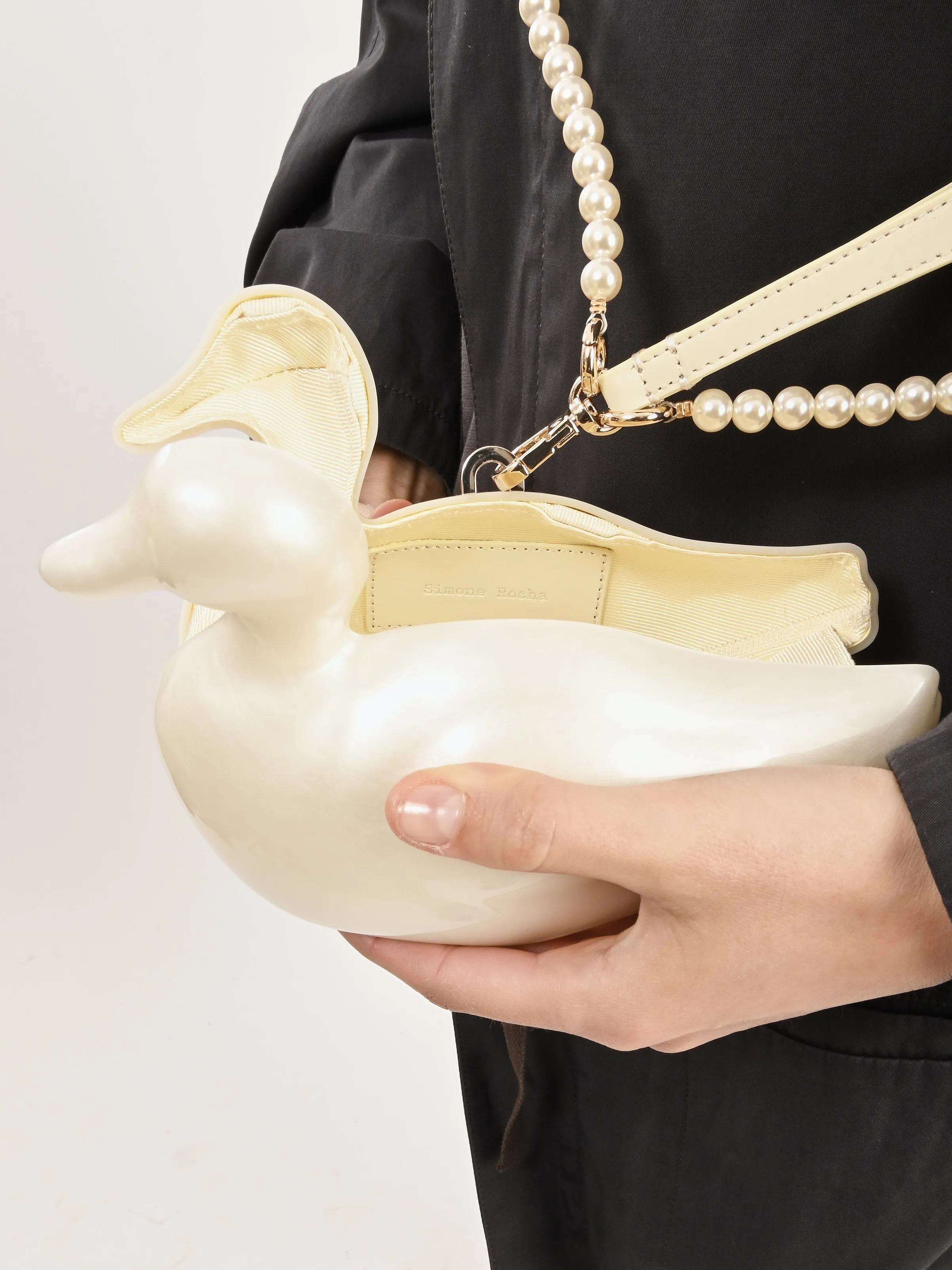 Duck Bag W/Pearl Crossbody sold by Frances May Houseline product image thumbnail 3