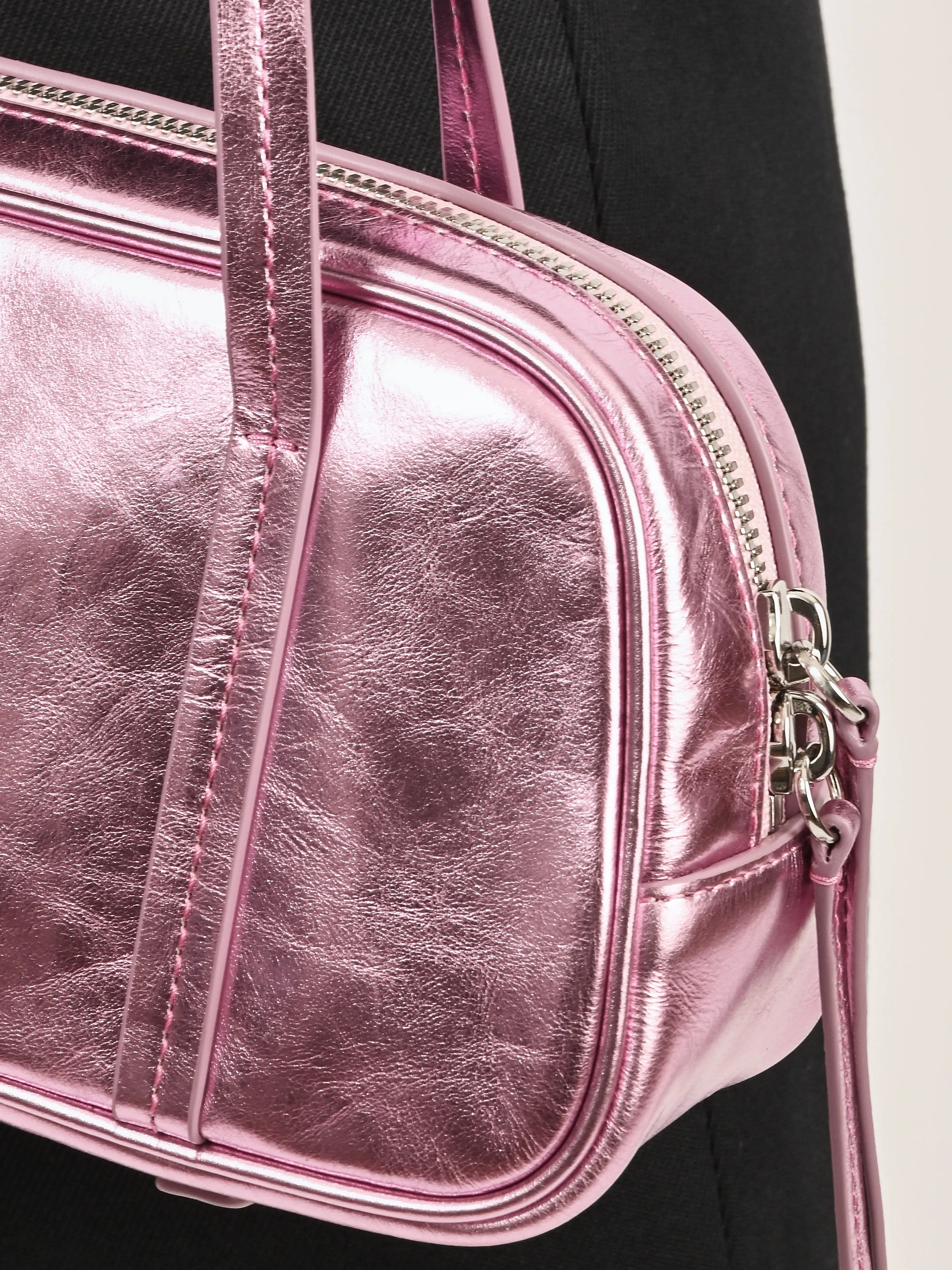 Metallic Pink Twin Bag sold by Frances May Houseline product image thumbnail 3