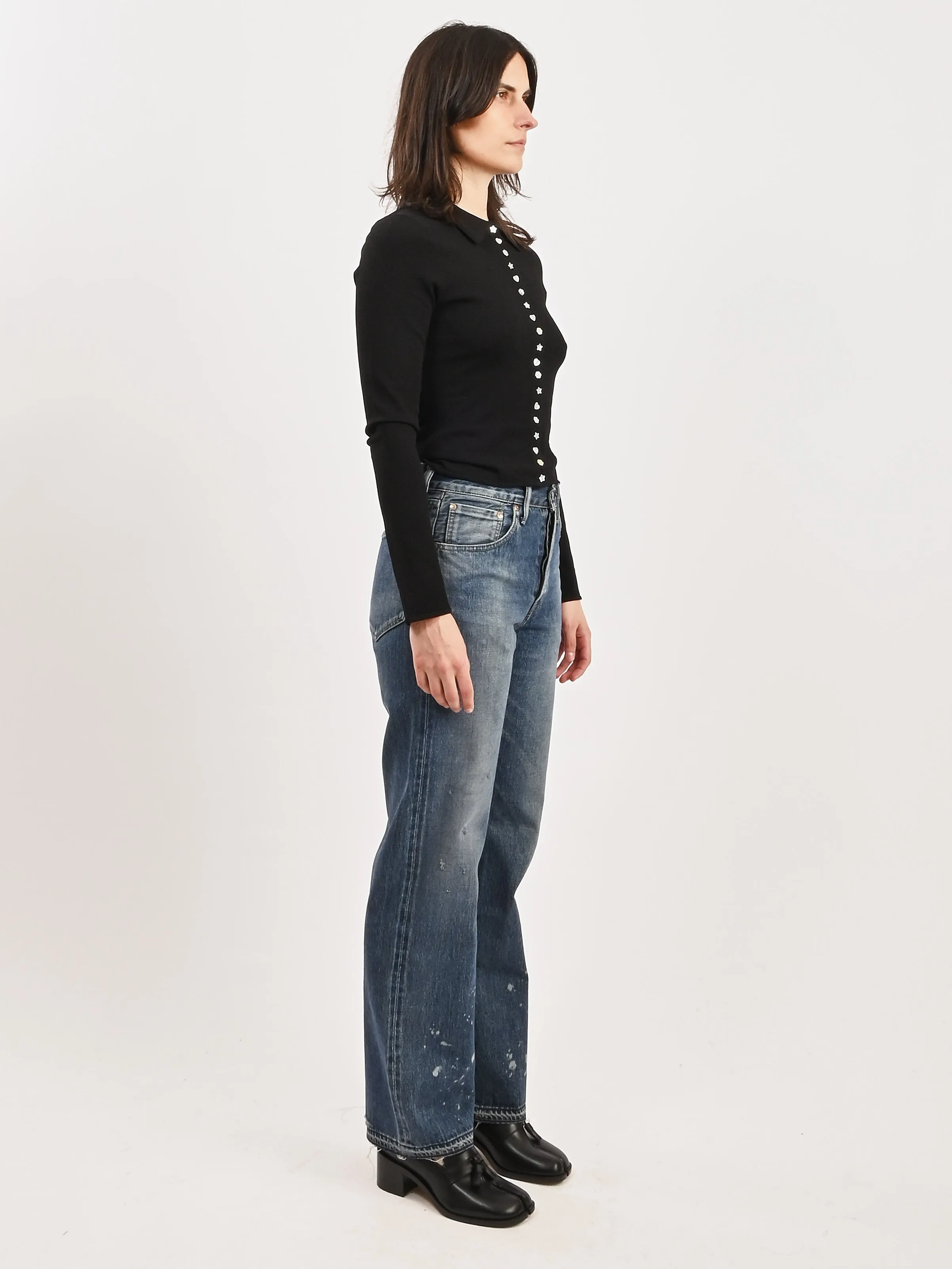 Black Fiction Cardigan sold by Frances May Houseline product image thumbnail 5