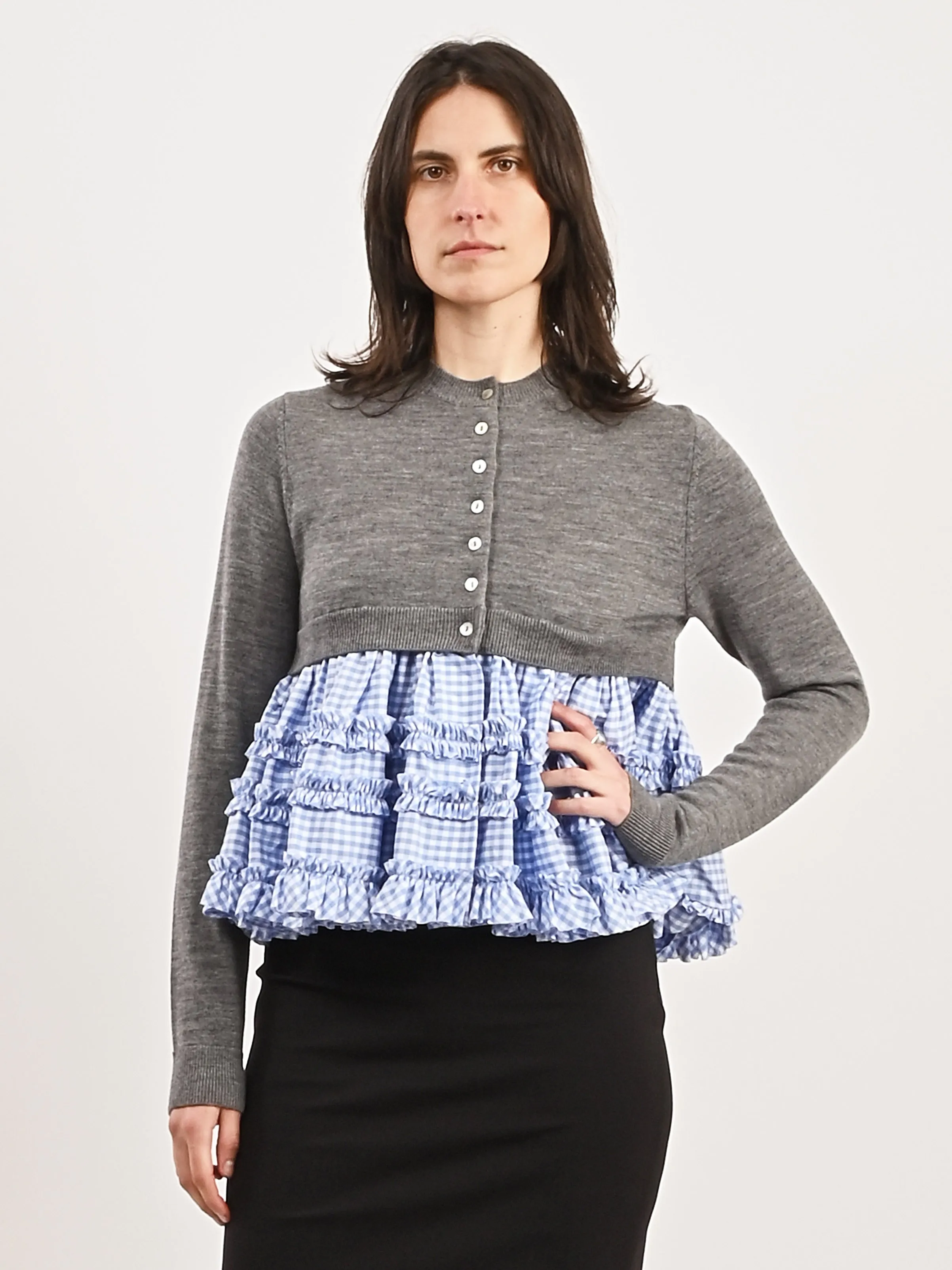 Grey Paw Paw Cardigan sold by Frances May Houseline product image thumbnail 2