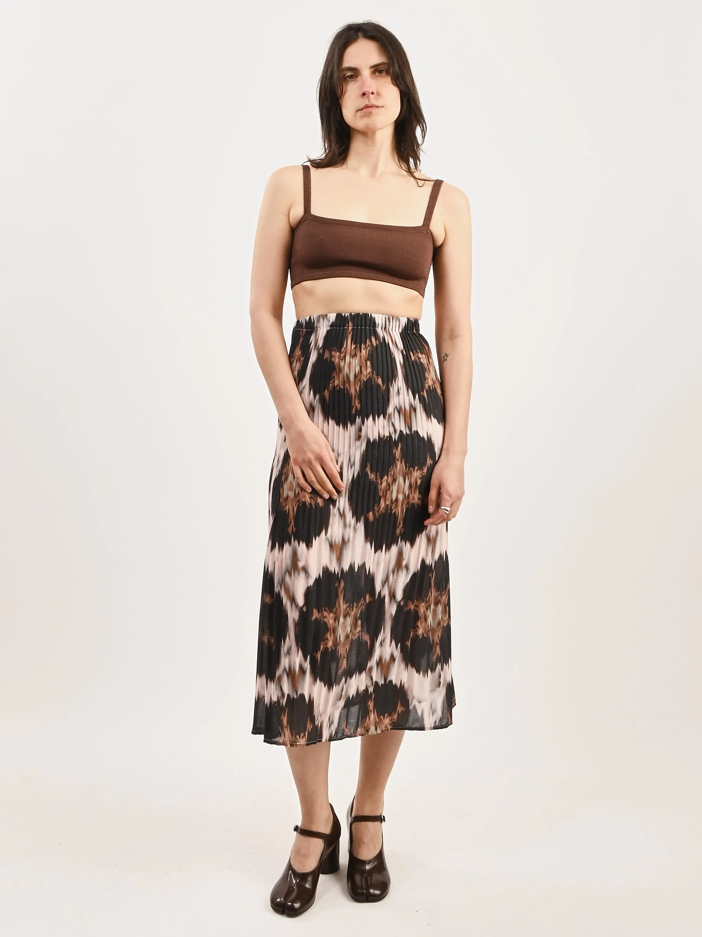 Chocolate Knit Bandeau sold by Frances May Houseline