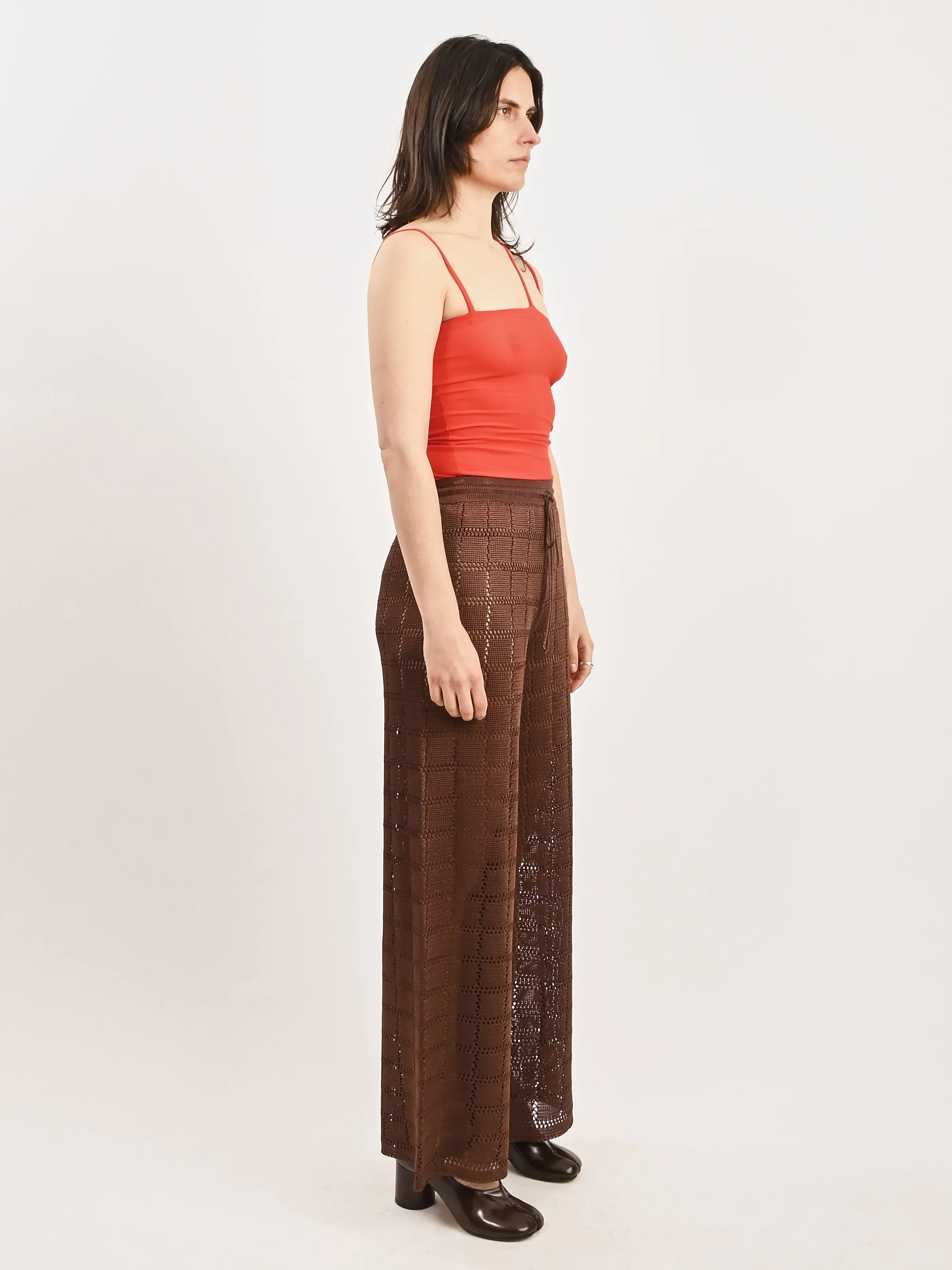 Chocolate Patchwork Pants sold by Frances May Houseline product image thumbnail 5