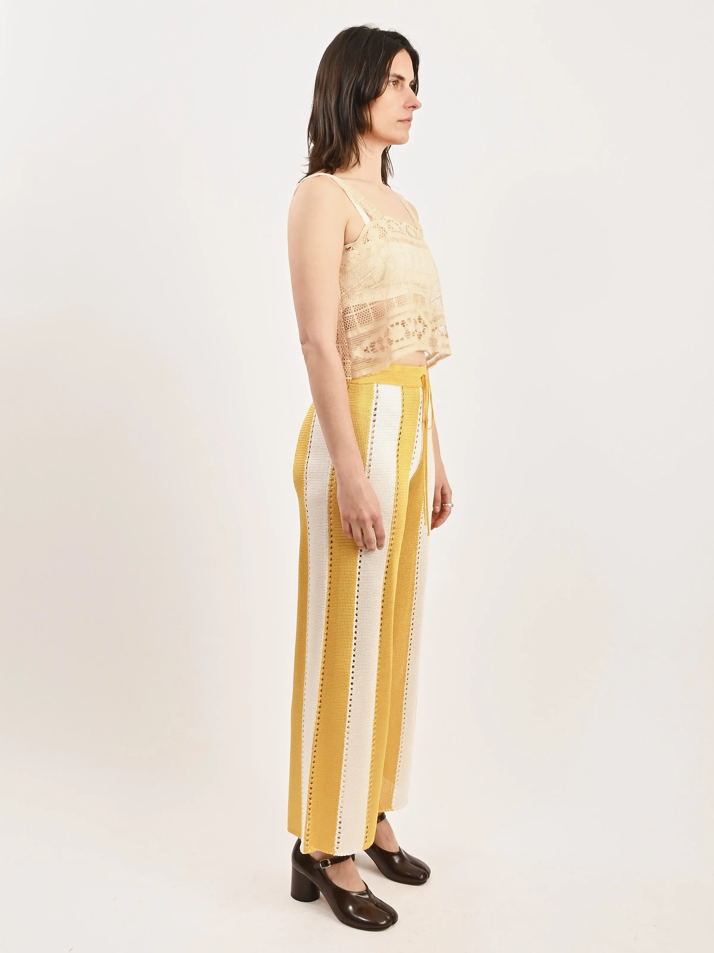 Marigold Stripe Cabana Pants sold by Frances May Houseline product image thumbnail 5