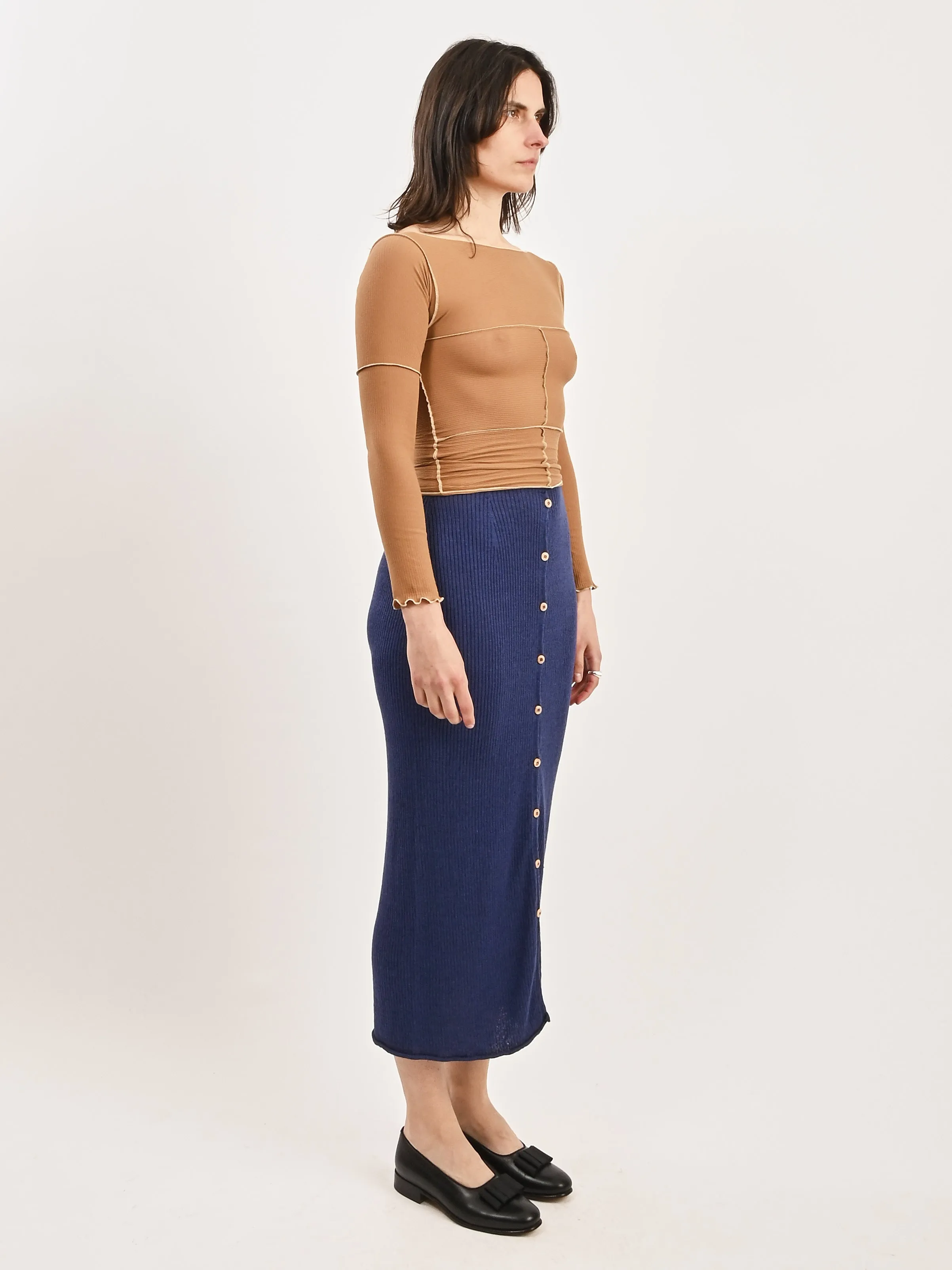 Mez Blue Drip Skirt sold by Frances May Houseline product image thumbnail 5