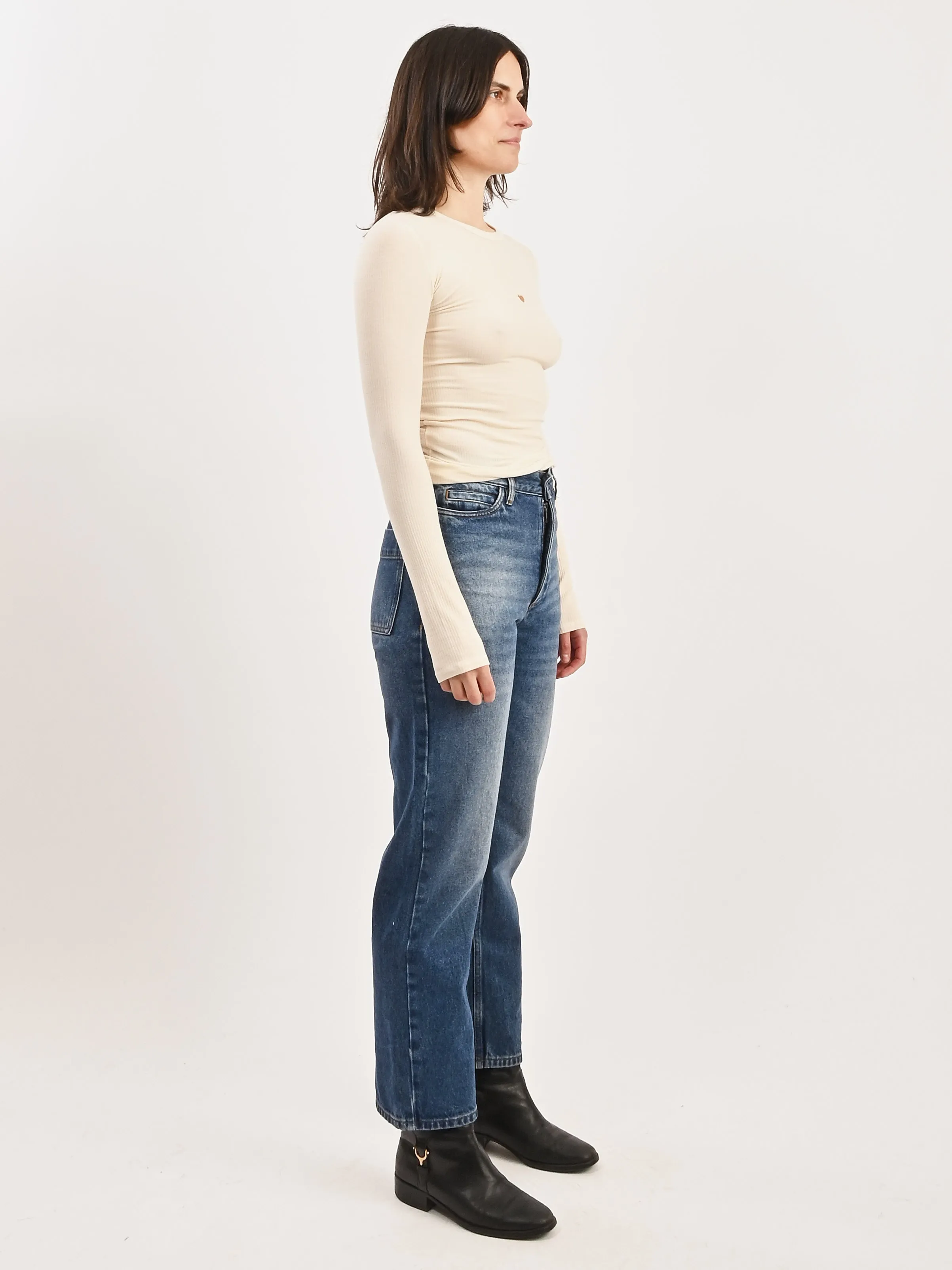 Undyed Heart L/S Tee sold by Frances May Houseline product image thumbnail 5