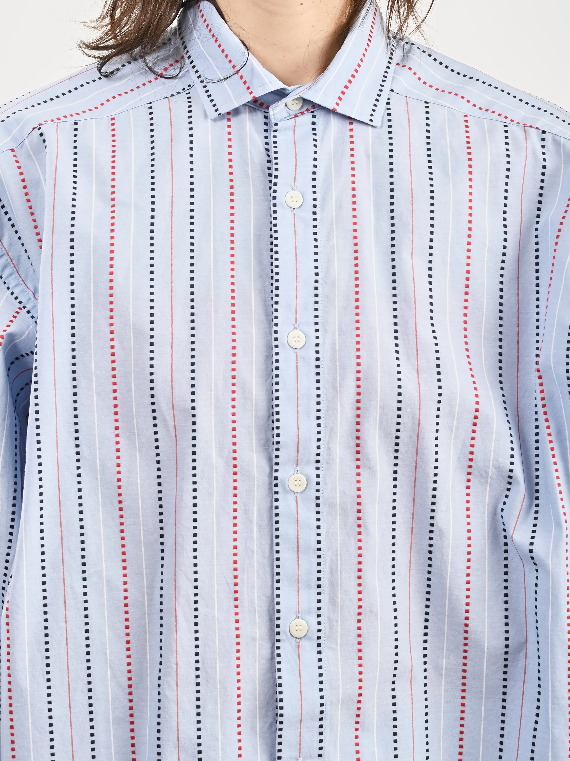 Matrix Stripe Claude Shirt sold by Frances May Houseline product image thumbnail 3