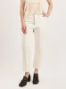 Ivory Selvedge Denim Wide Tapered Cut sold by Frances May Houseline