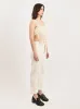Ivory Selvedge Denim Wide Tapered Cut sold by Frances May Houseline