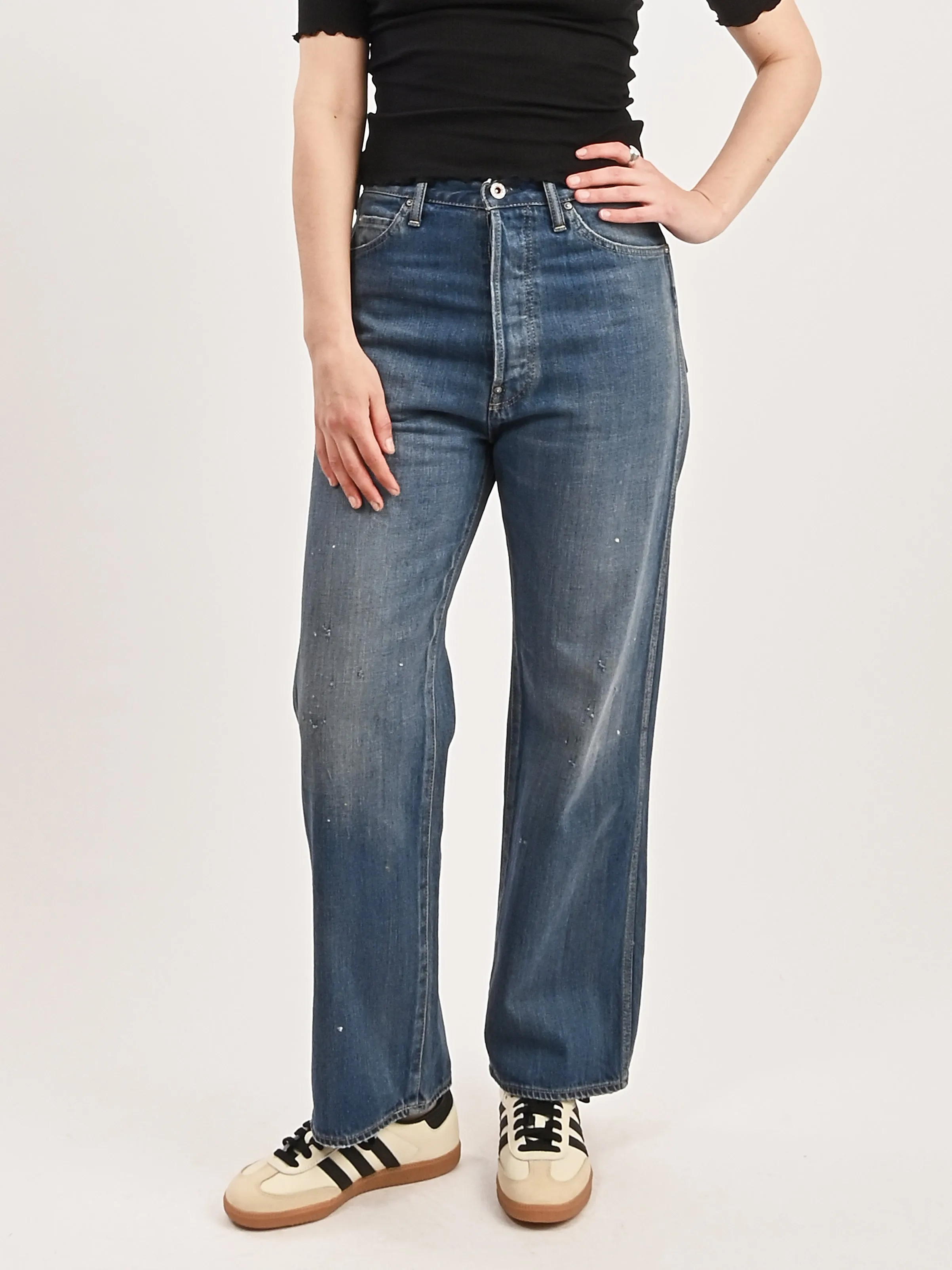 Medium Splatter Unisex Work Denim Regular sold by Frances May Houseline product image thumbnail 2